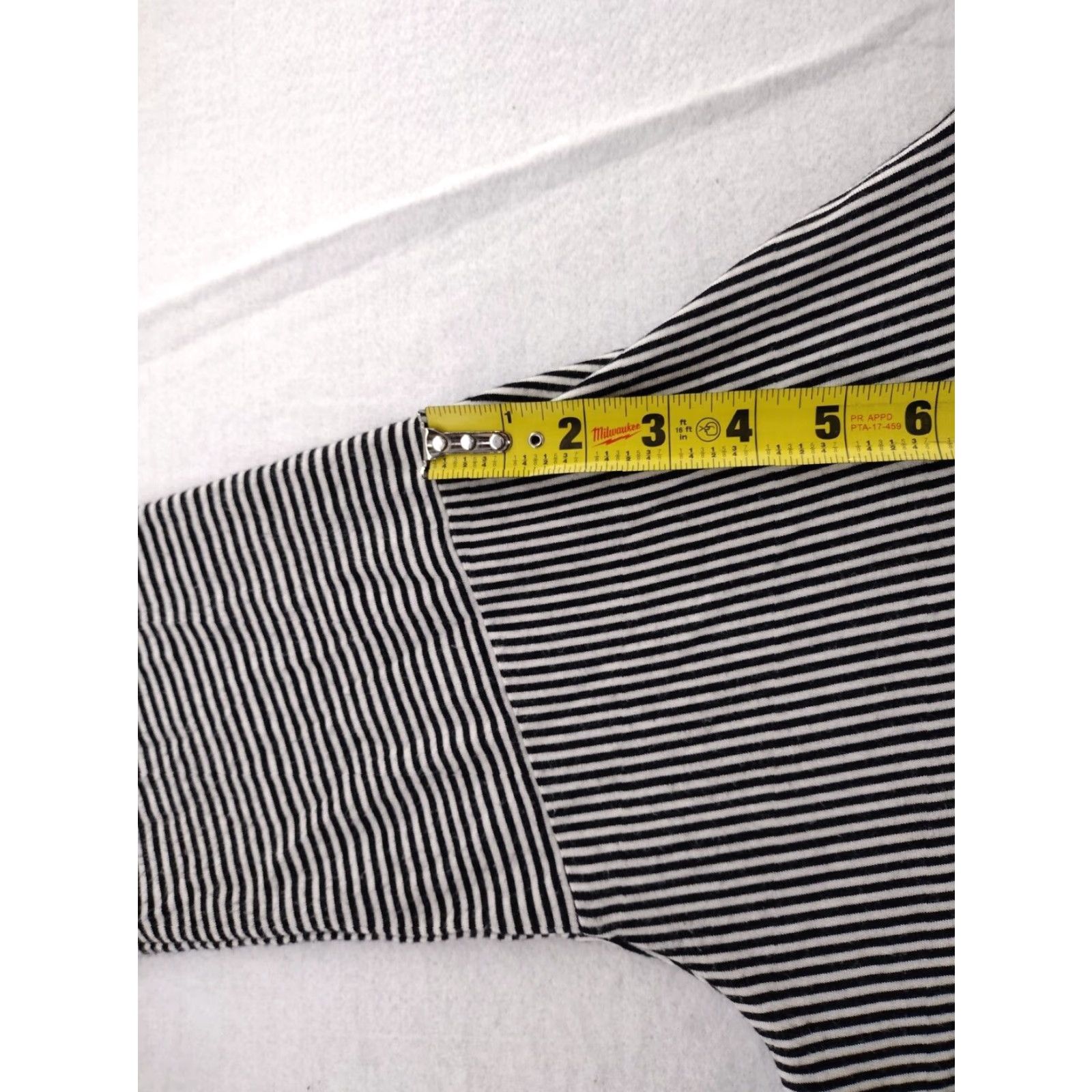 Vineyard Vines Vineyard Vines Womens Small Striped Long Sleeve Stretch Top Boat Neck Shirt Size S / US 4 / IT 40 - 5 Thumbnail