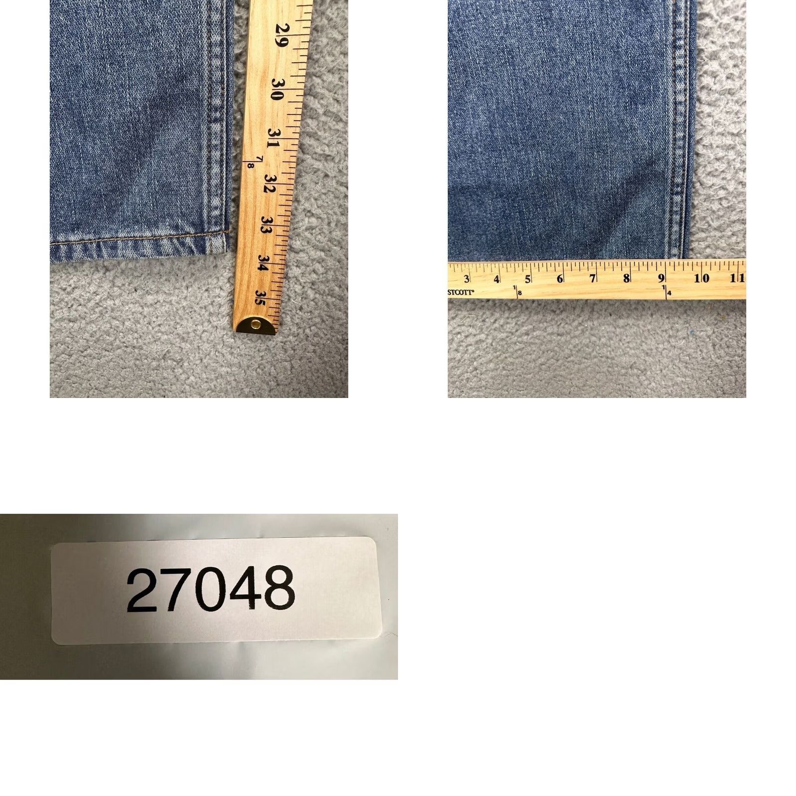 Levi's Levi's 505 Jeans Mens 42X32 Blue Straight Leg Regular Fit Denim Pants NEW Size US 42 / EU 58 - 8 Thumbnail