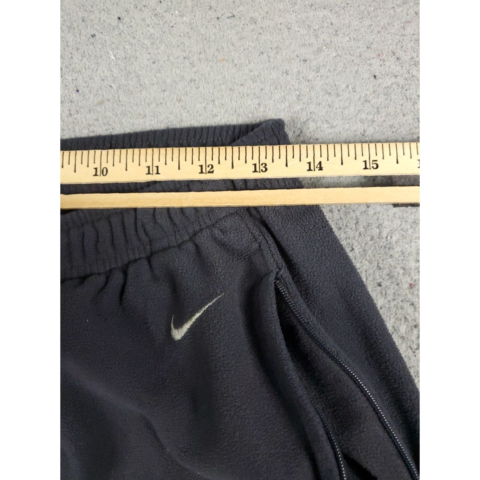 Nike Nike Pants Mens Large Gray Fleece Vintage Y2K Running Track Sweatpants Jogger Size US 33 - 3 Thumbnail