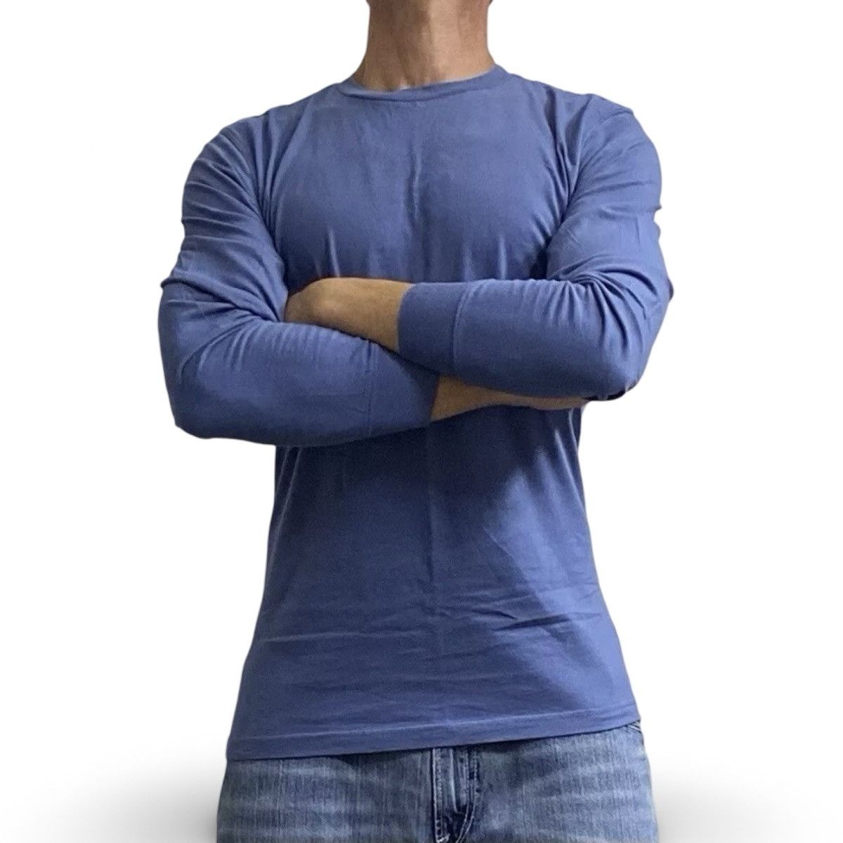 George George Blue Long Sleeve T Shirt Size Medium Size US M / EU 48-50 / 2 - 1 Thumbnail