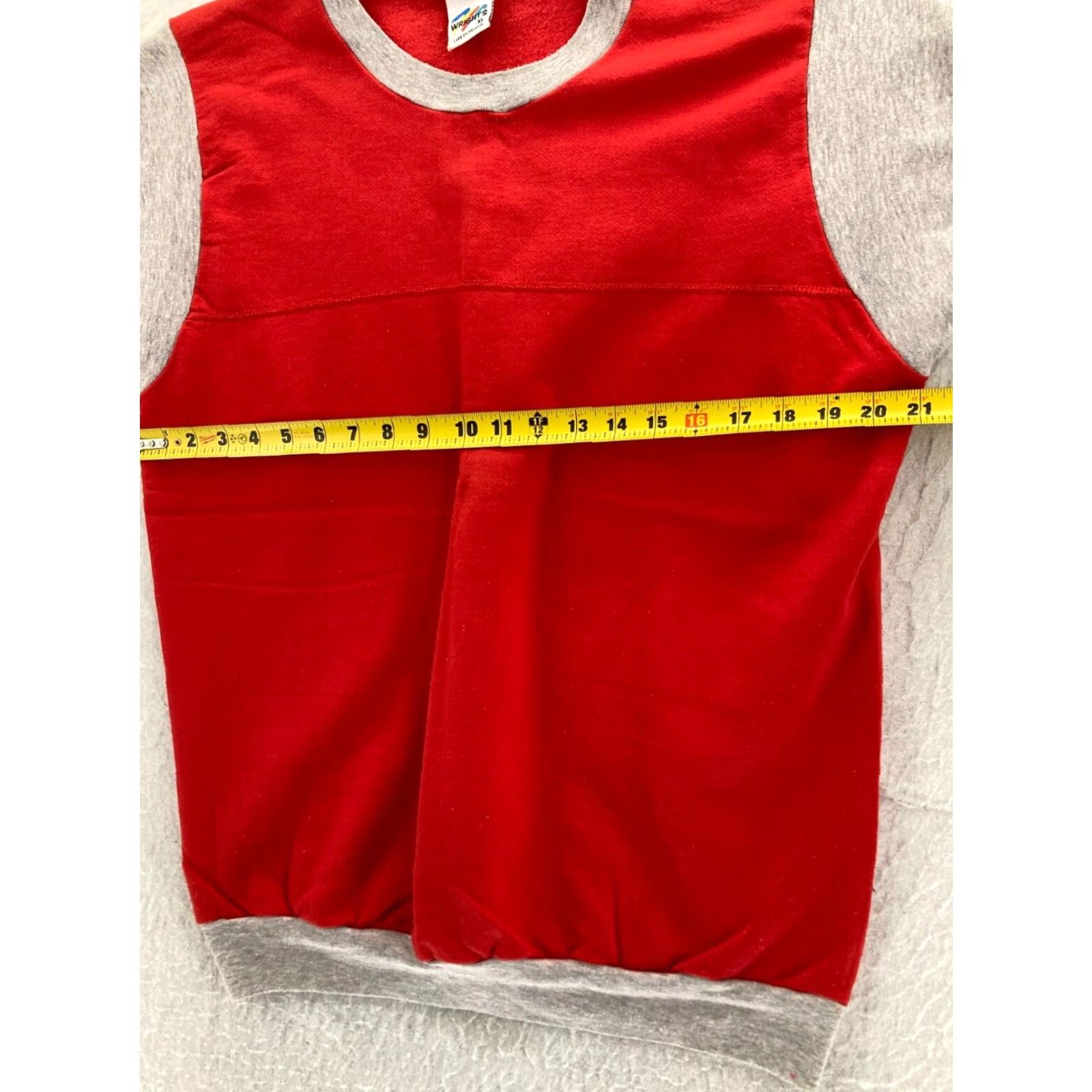 Vintage VTG Wrights Sweatshirt Womens XL Red Casual USA MADE Size XL / US 12-14 / IT 48-50 - 2 Thumbnail