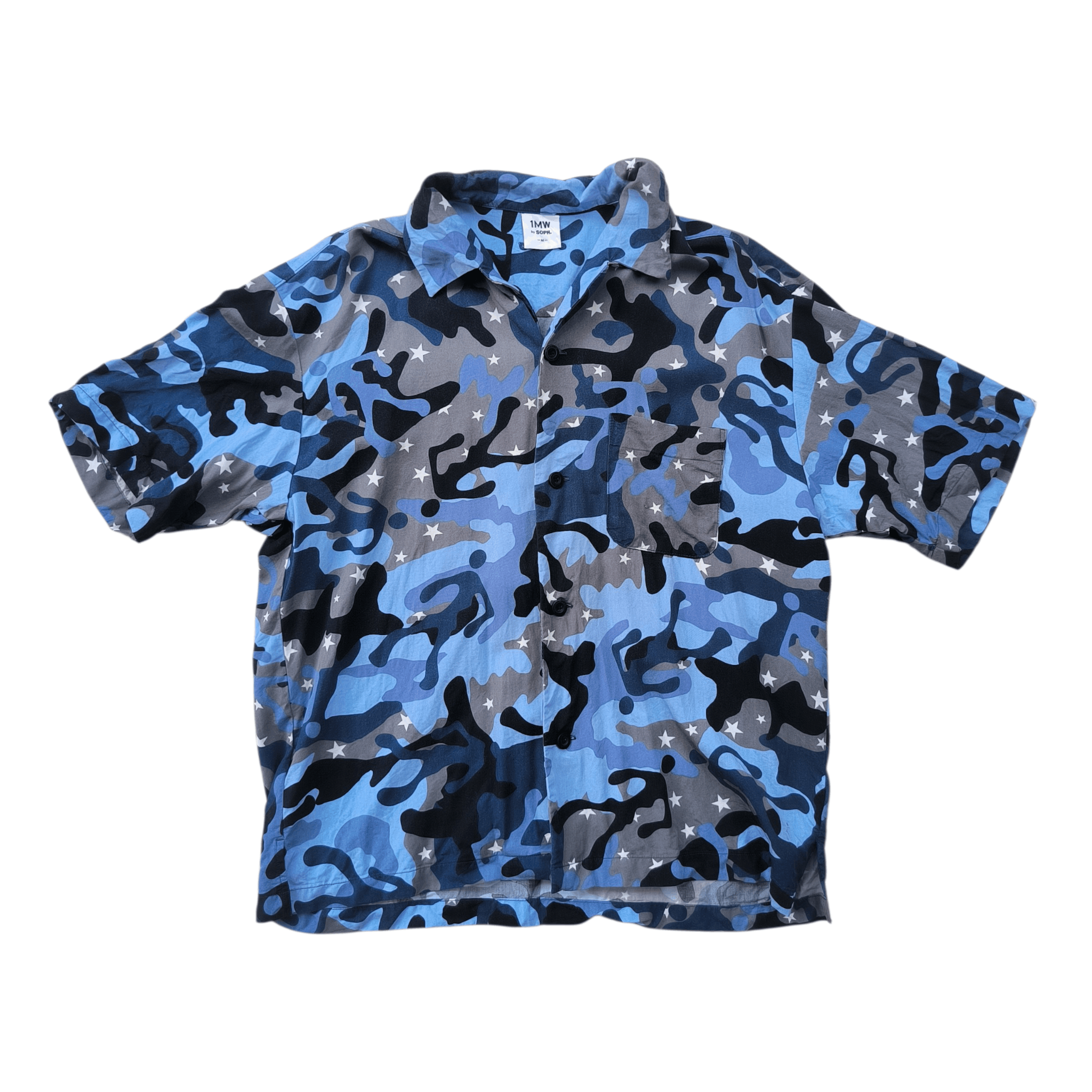 GU GU x Sophnet Camo Open Collar Shirt Size US M / EU 48-50 / 2 - 1 Thumbnail