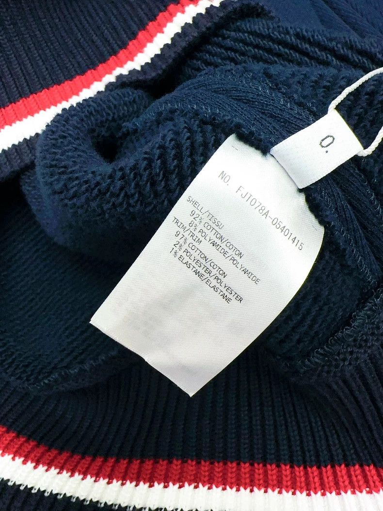 Thom Browne Thom browne Long-sleeved round-neck wool sweatshirt 2504-Ne Size US XS / EU 42 / 0 - 4 Thumbnail