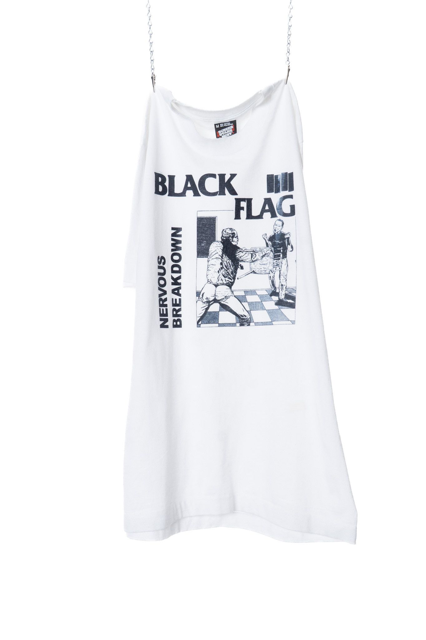 Vintage VINTAGE 1980s BLACK FLAG ‘NERVOUS BREAKDOWN’ T-SHIRT Size US M / EU 48-50 / 2 - 1 Thumbnail