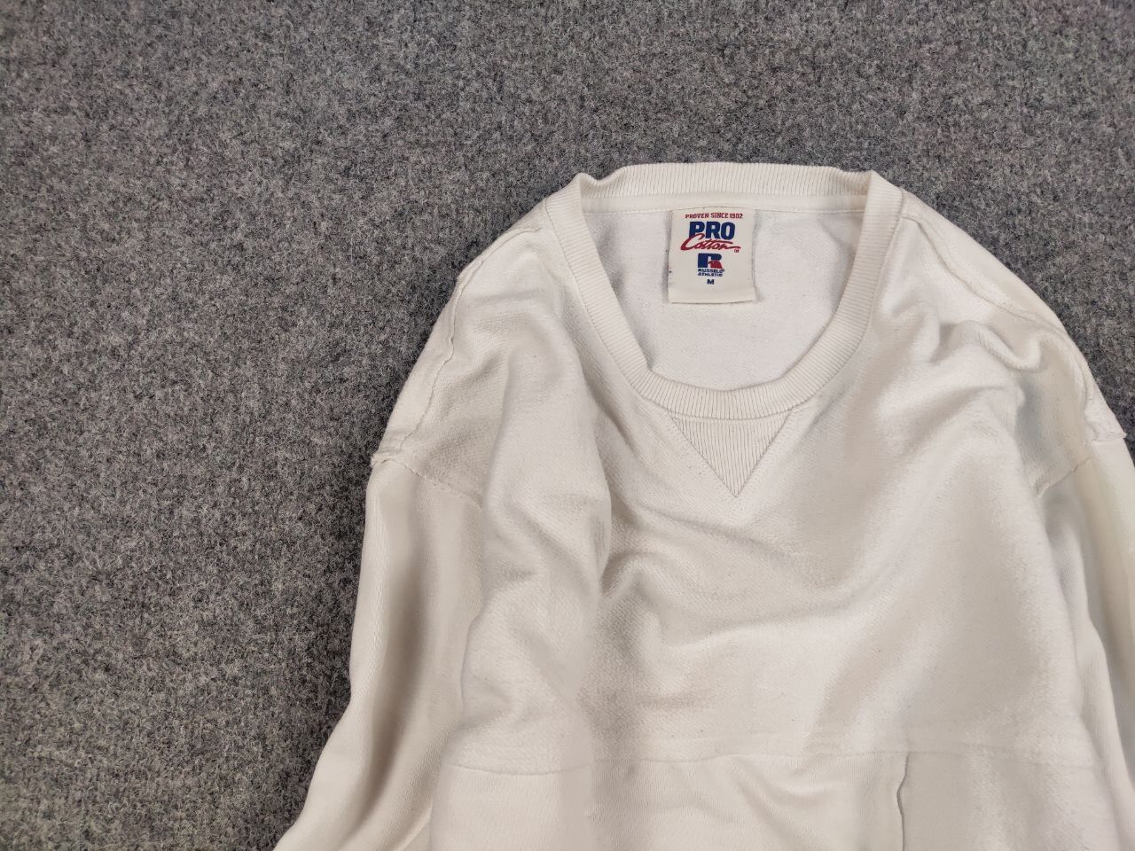 Russell Athletic Vintage Russell Athletic Pro USA Patchwork Boxy Sweatshirt Size US M / EU 48-50 / 2 - 11 Thumbnail