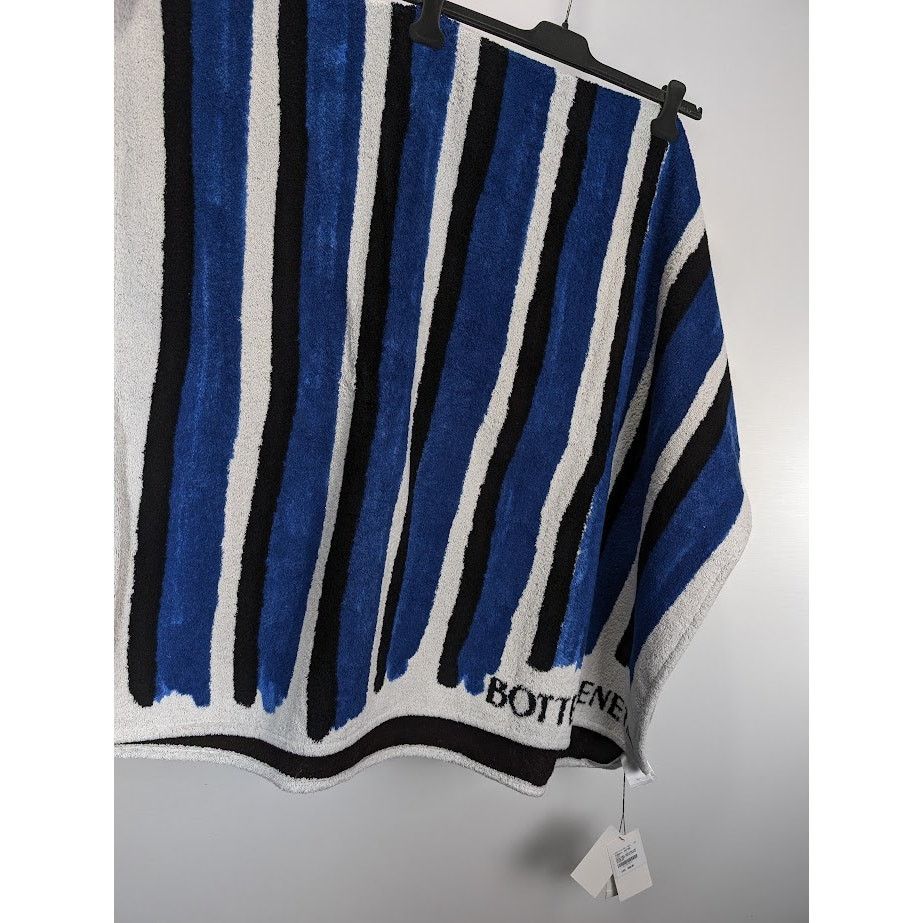 Bottega Veneta o1rshd1 Size:OS / Beach Towel Stripe Print Cotton Terry Blue Size ONE SIZE - 4 Thumbnail