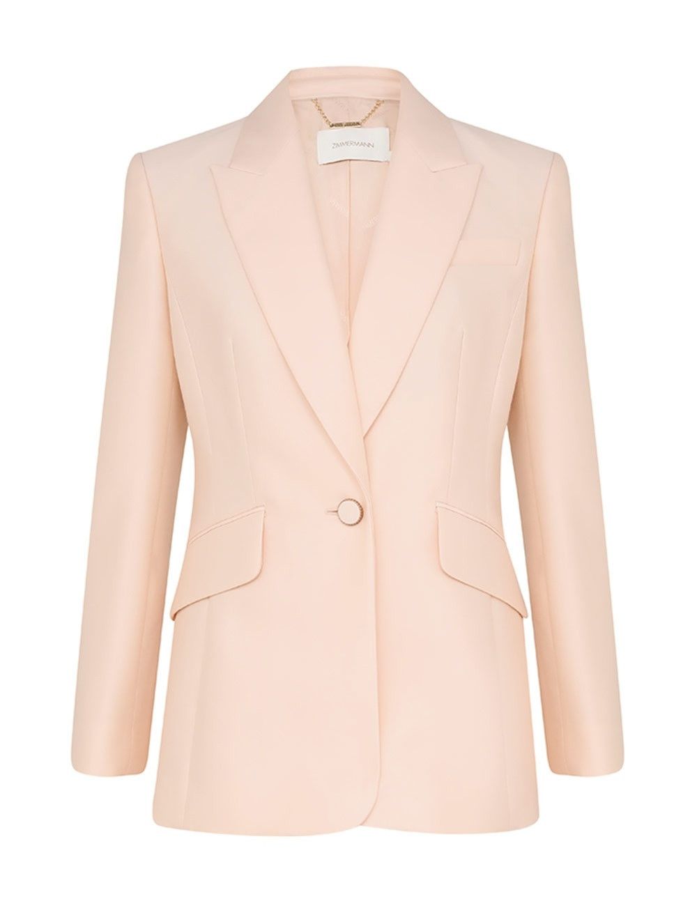Zimmermann oc11z0825 Eden Tailored Jacket in Macadamia Size L / US 10 / IT 46 - 1 Thumbnail