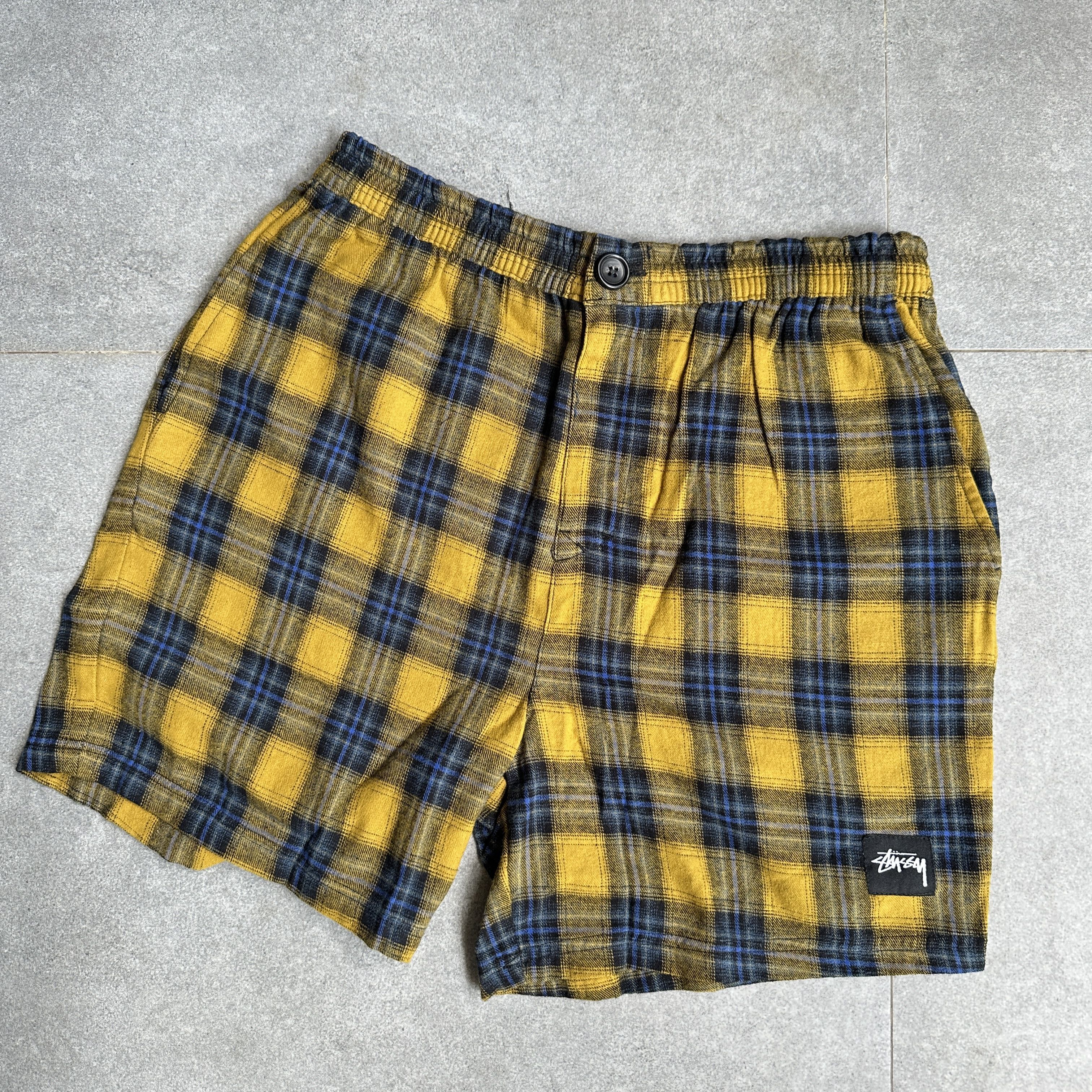 Japanese Brand STUSSY PLAID BEACH SHORTS - SIZE 28 Size US 28 / EU 44 - 1 Thumbnail