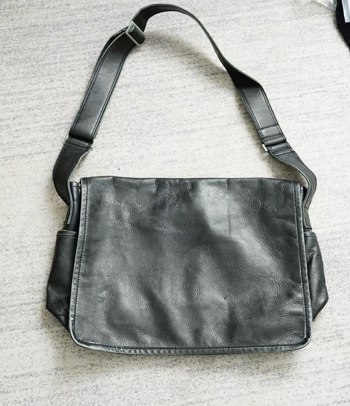 Comme des Garcons Homme Comme des Garçons Leather Messenger Bag Size ONE SIZE - 2 Thumbnail