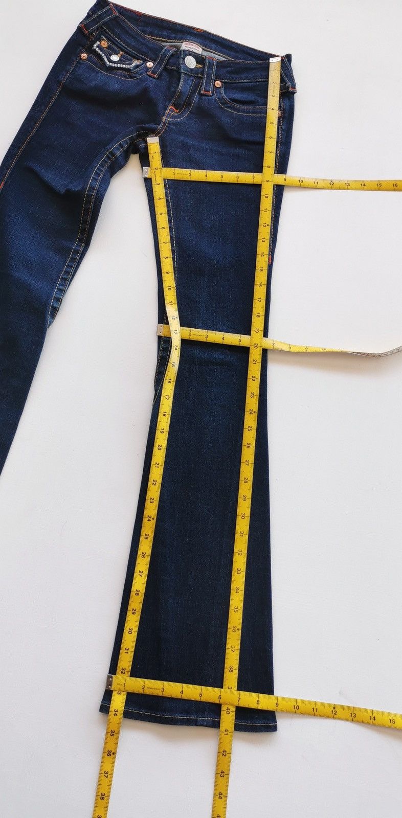 True Religion Diamond Trim True Religion Bootcut Flare Jeans Size 26" / US 2 / IT 38 - 13 Thumbnail