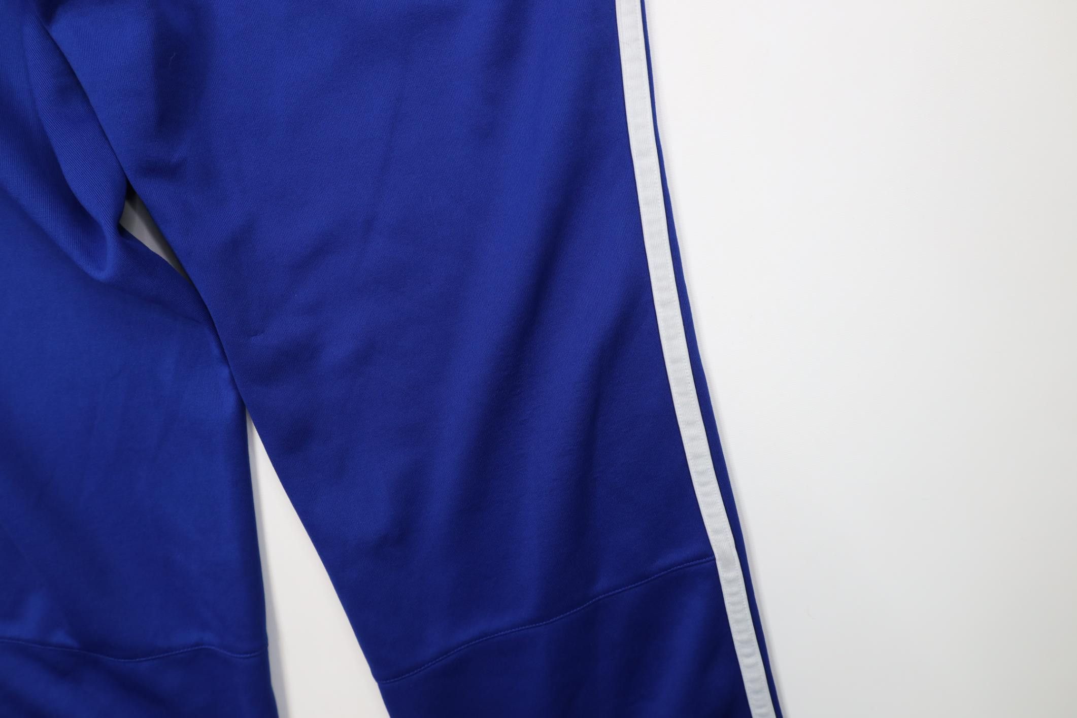 Nike Vintage Y2K Nike Big Swoosh Knit Wide Leg Sweatpants Blue Size US 36 / EU 52 - 13 Thumbnail