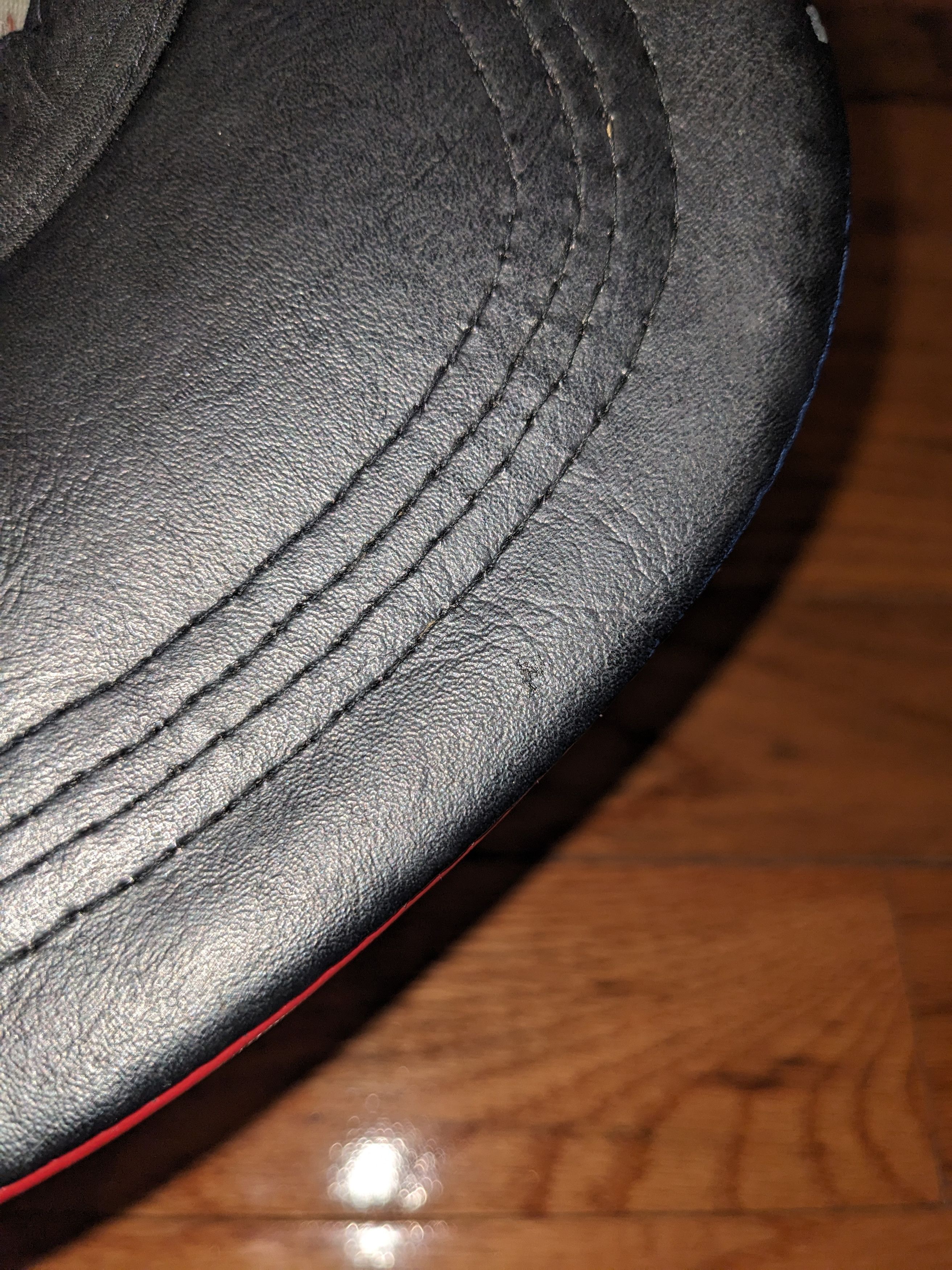 NFL × Vintage Vintage San Francisco 49ers NFL Football Leather Hat Size ONE SIZE - 8 Thumbnail