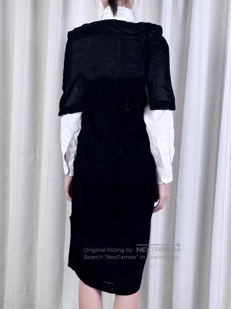 Other Comme des Garcons Crushed Velvet Overalls Skirt Size M / US 6-8 / IT 42-44 - 2 Thumbnail