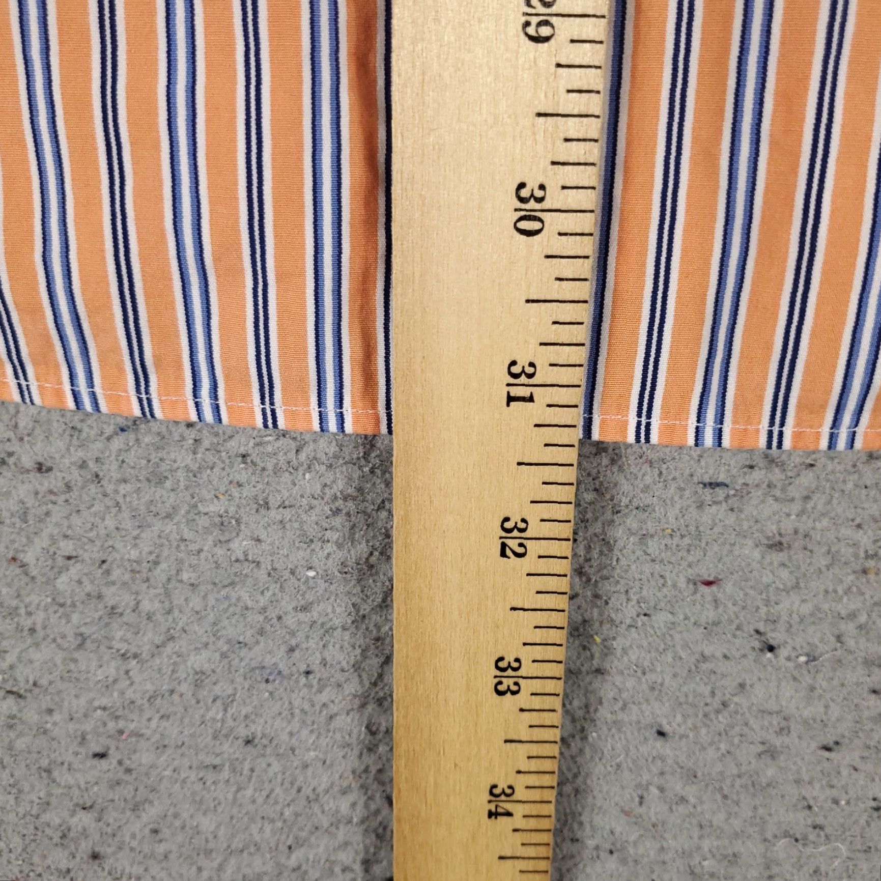 Ralph Lauren Ralph Lauren Shirt Mens 2XL Orange Striped Button-Up Long Sleeve Casual Dress Shirt Orange Polo Logo 2XL Mens Size US XXL / EU 58 / 5 - 5 Thumbnail