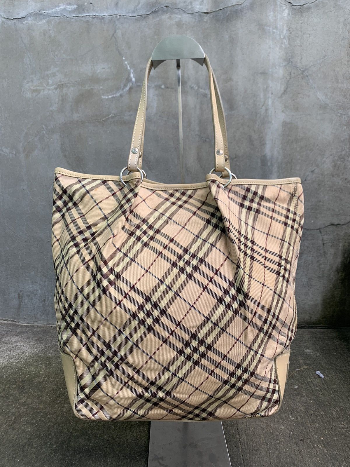 Burberry Blue Label Nova Check Tote Bag Size ONE SIZE - 1 Thumbnail