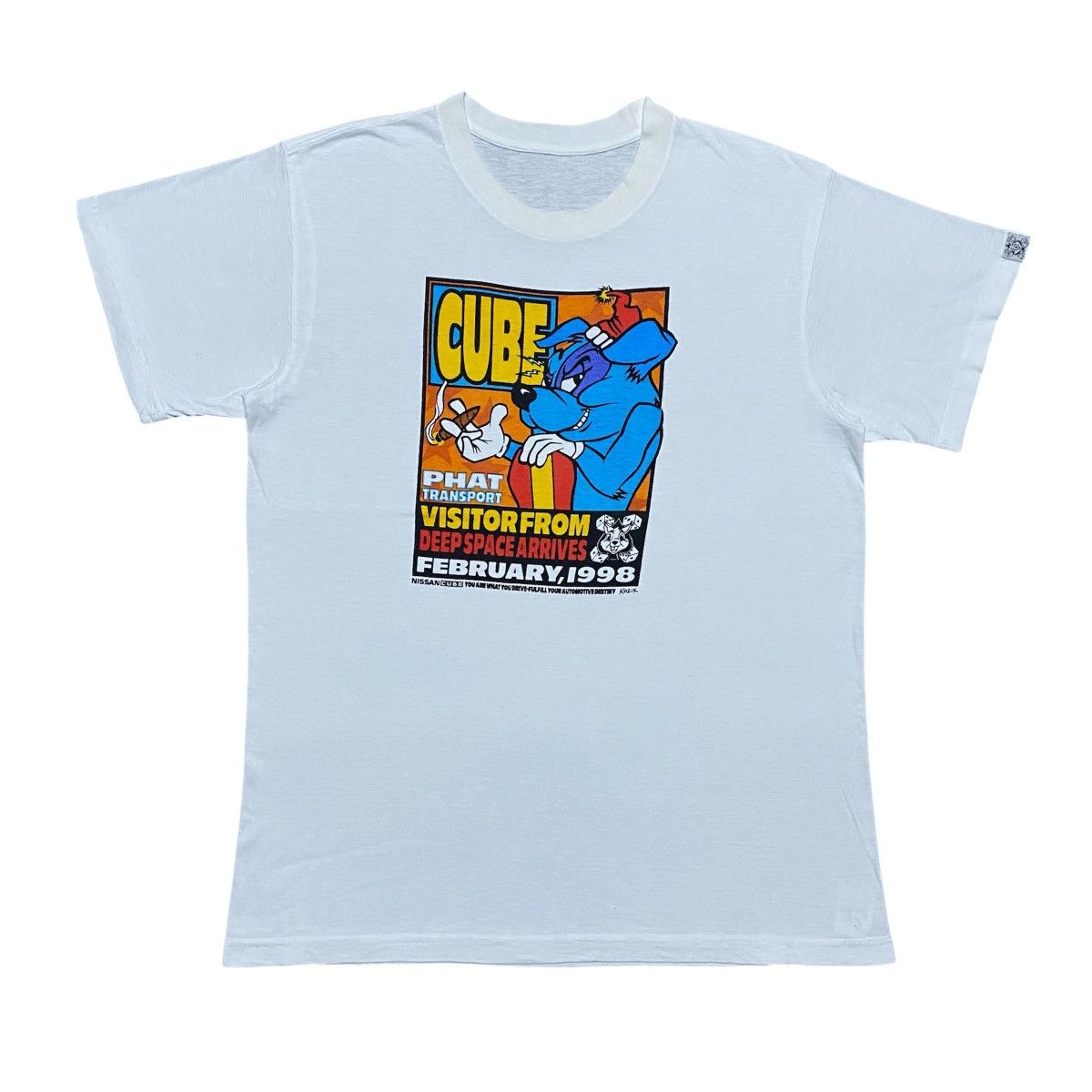 Cartoon Network Rare‼️🔥Vintage 90's NISSAN CUBE Poster By Frank Kozik T-Shirt Size US M / EU 48-50 / 2 - 1 Thumbnail