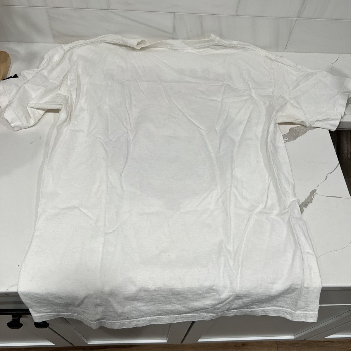 Chicago Bulls 3 Peat Starter T-Shirt White Vintage Large