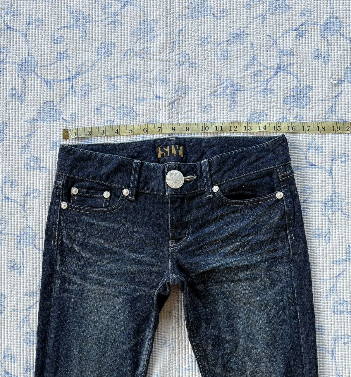 SLY Japanese SLY Glamour Guarented Streetwear Flared Denim Size US 31 - 2 Thumbnail