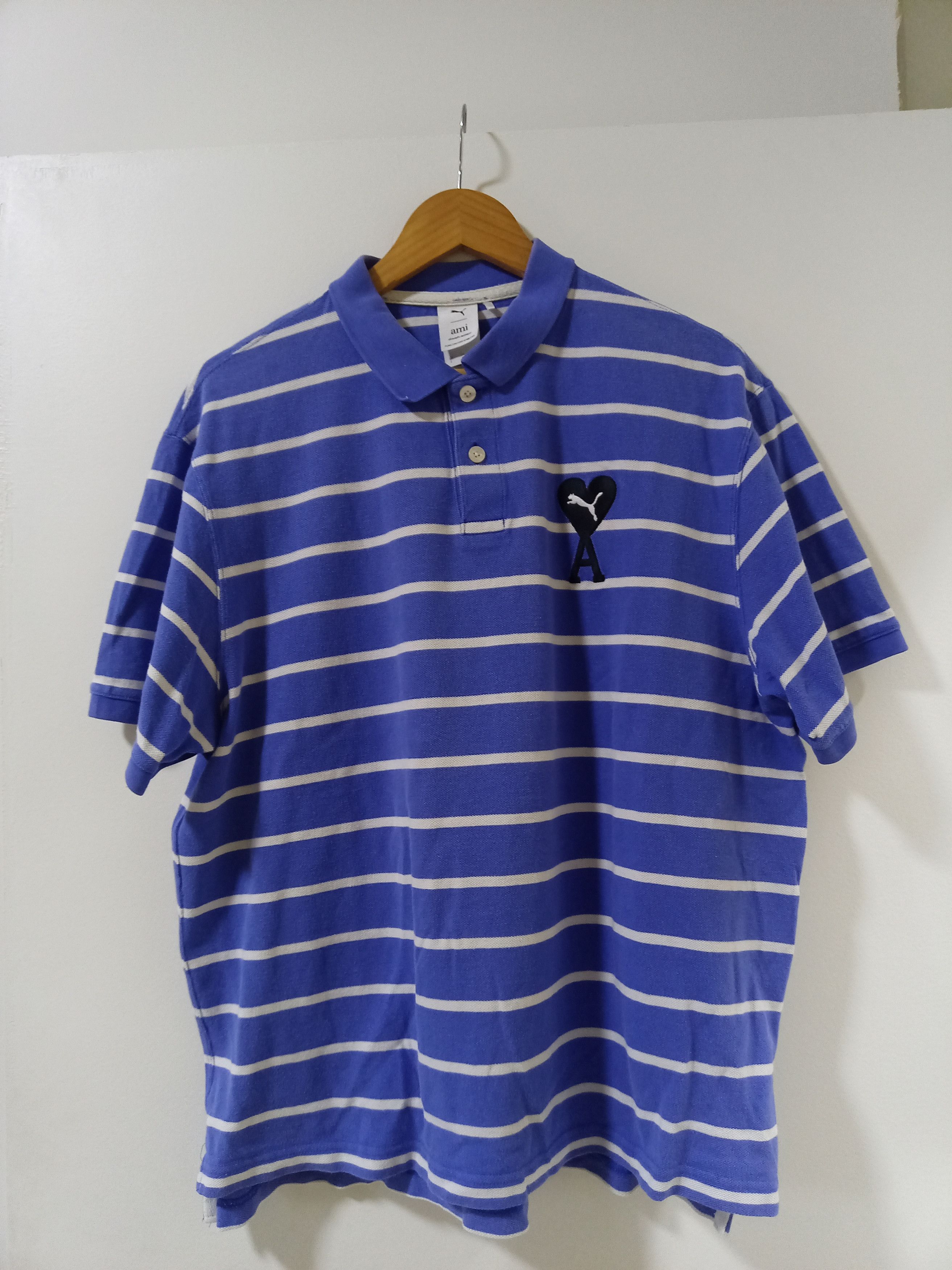AMI × Puma Puma X Ami Polo Shirt Size US L / EU 52-54 / 3 - 1 Thumbnail