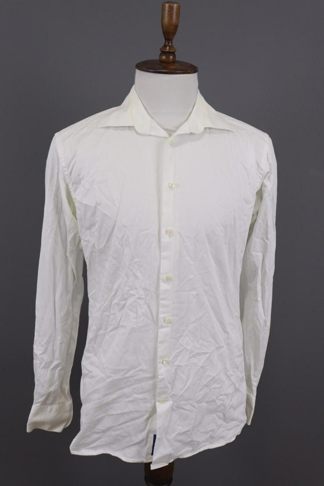 Suitsupply Suit Supply Egyptian Cotton White Shirt Size 41 / L Size US M / EU 48-50 / 2 - 1 Thumbnail