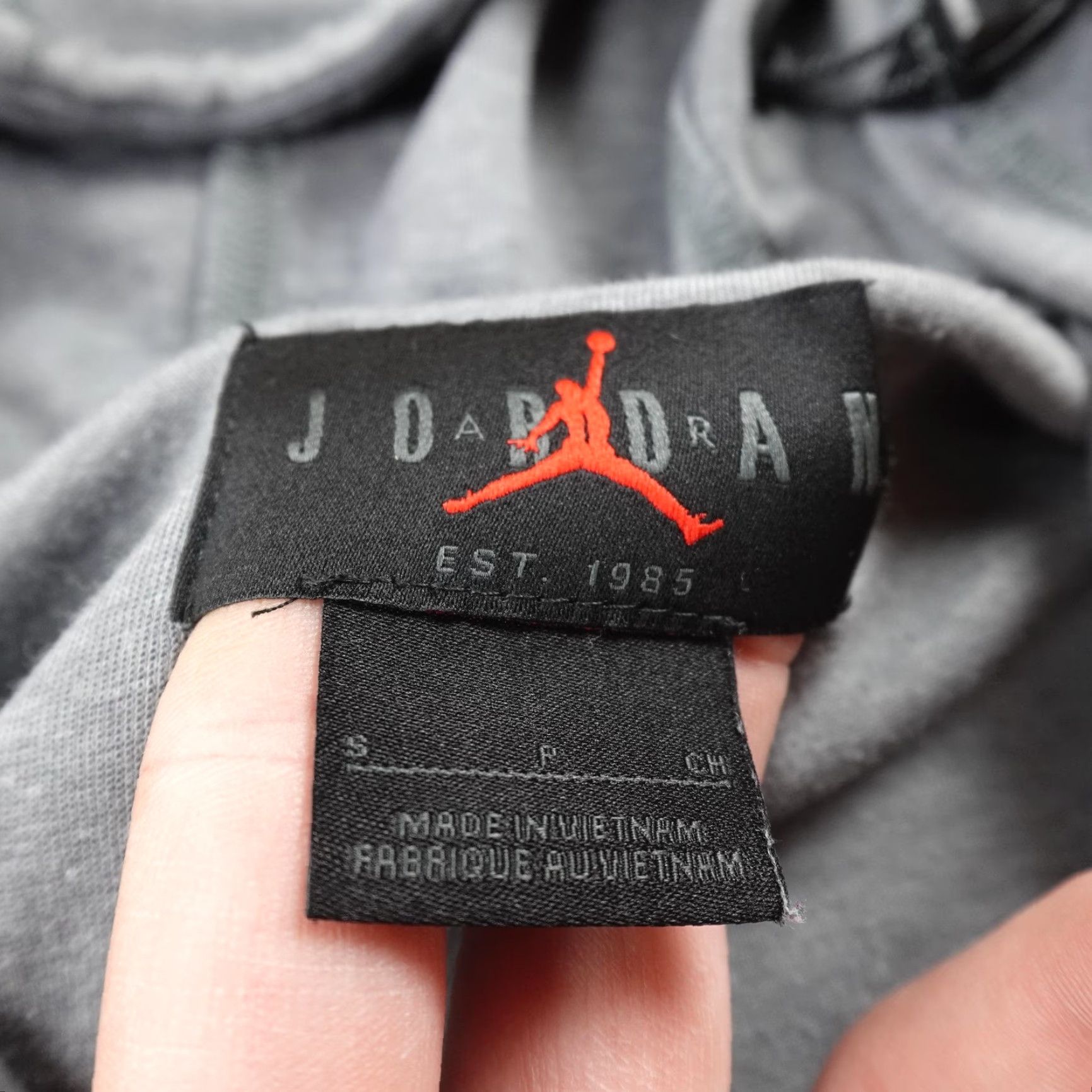 Jordan Brand Jordan Hoodie Mens S Gray Dri FIT Full Zip Sweatshirt Jacket Nike Jumpman Air Size US S / EU 44-46 / 1 - 5 Thumbnail
