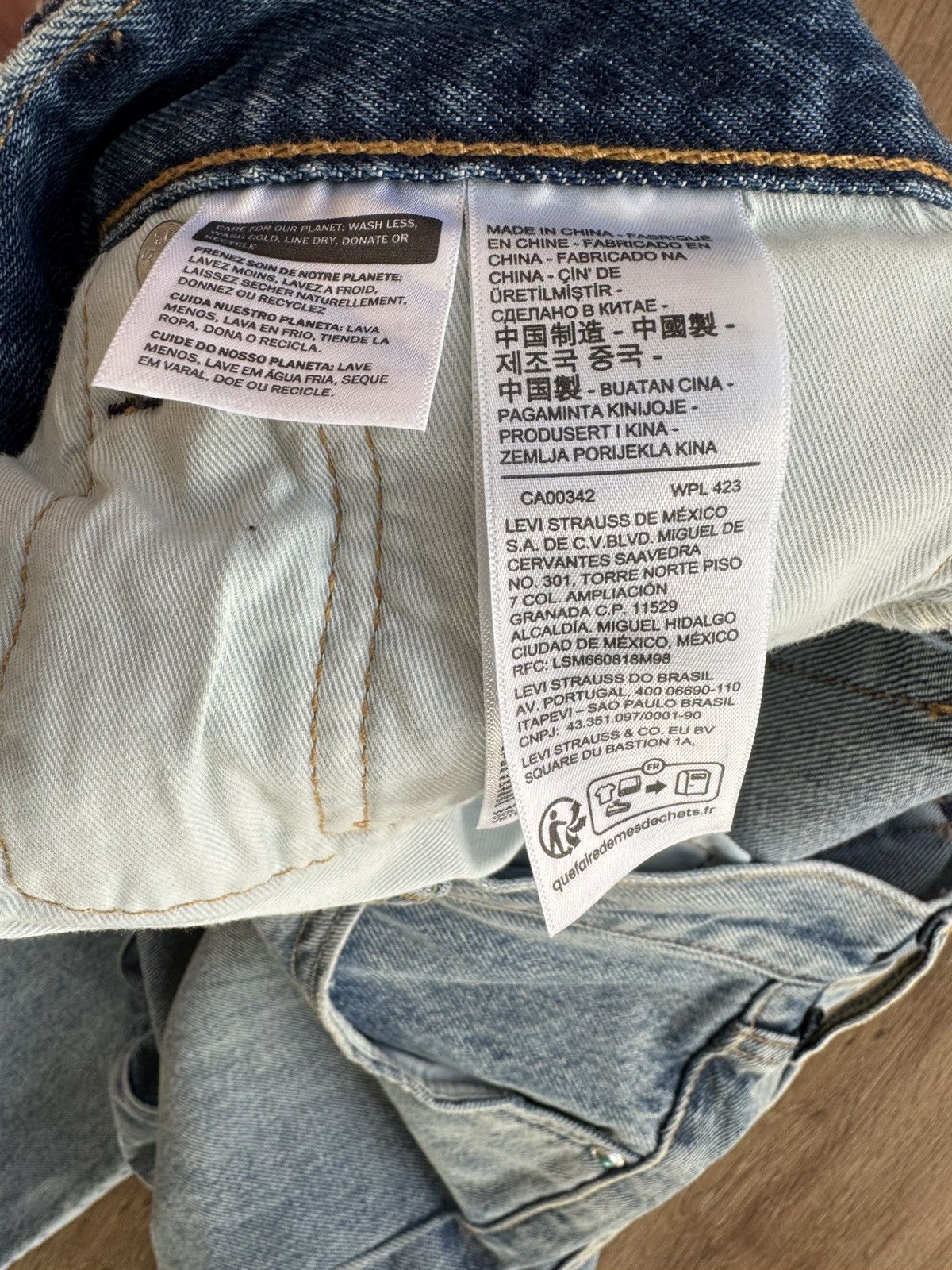 Levi's 501 Original Fit Selvedge Size US 35 - 7 Thumbnail