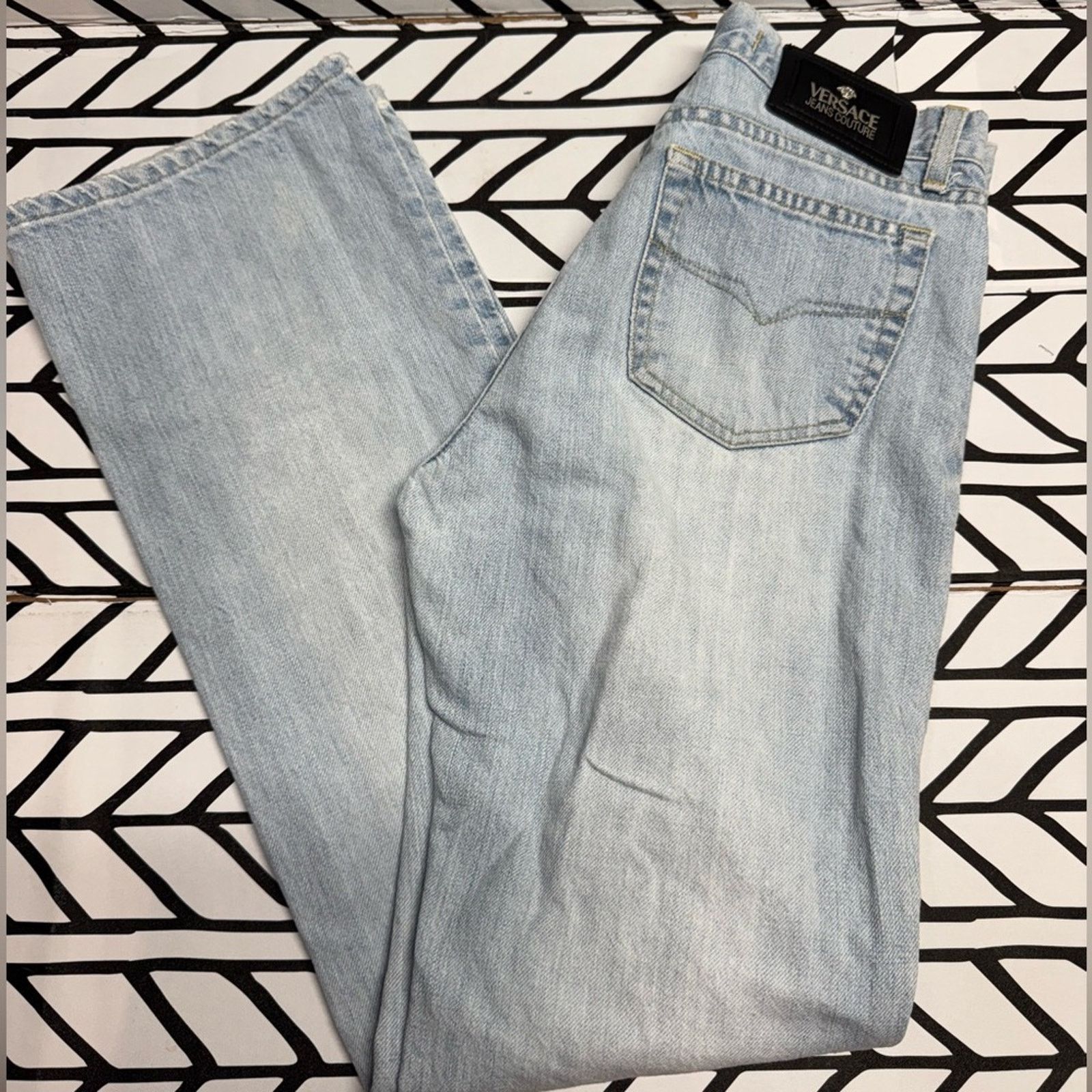 Versace Jeans Couture Versace Jeans Couture Light Wash Bootcut Denim size 28 Size 28" / US 6 / IT 42 - 1 Thumbnail