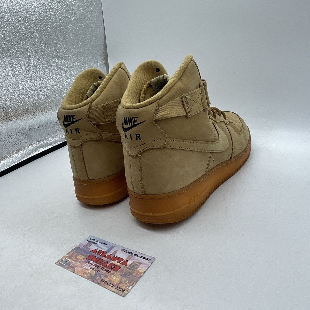 Nike Air Force 1 high 07 LV8 WB flax Size US 11.5 / EU 44-45 - 5 Thumbnail