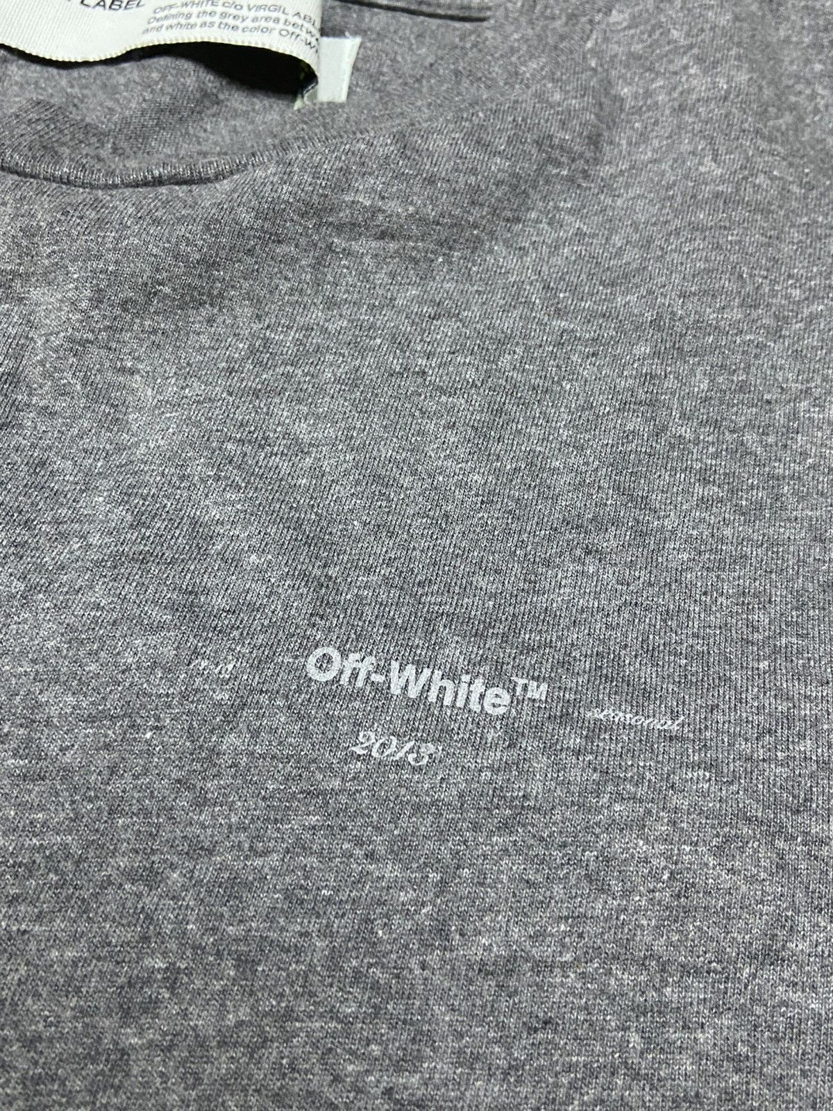 Off-White Off White 2013 cut out arrow vintage big logo t-shirt Size US M / EU 48-50 / 2 - 3 Thumbnail