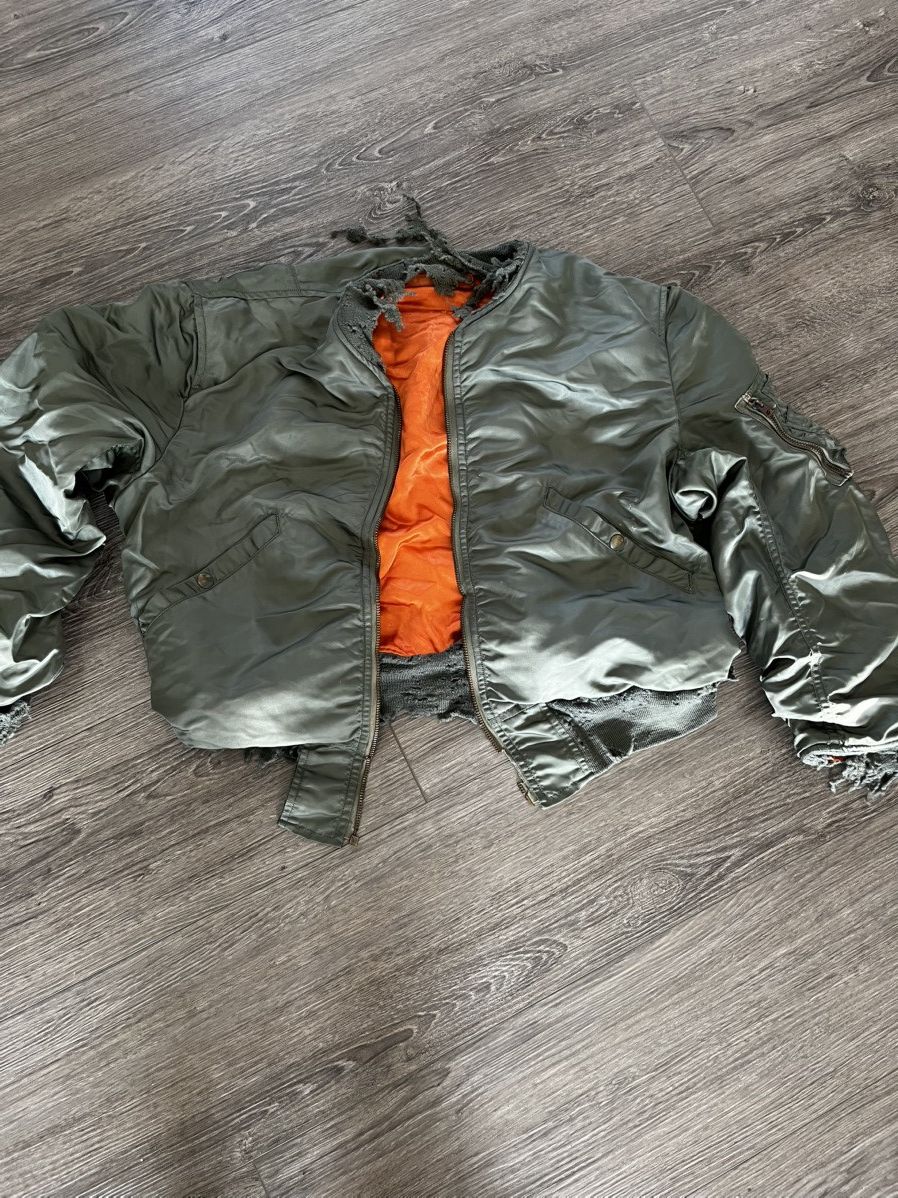 Vintage Vintage Green Bomber Size US S / EU 44-46 / 1 - 1 Thumbnail