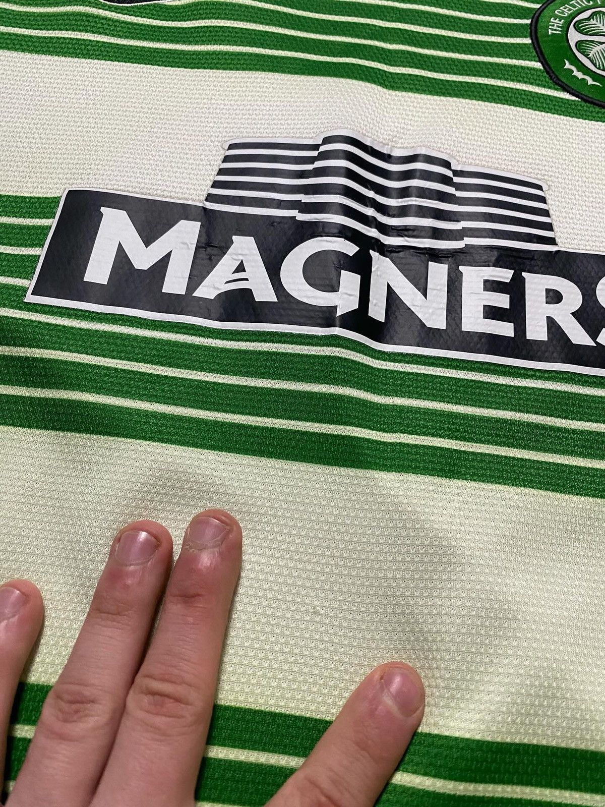 Nike × Vintage Vintage Nike Celtic soccer jersey size S logo green Size US S / EU 44-46 / 1 - 10 Thumbnail