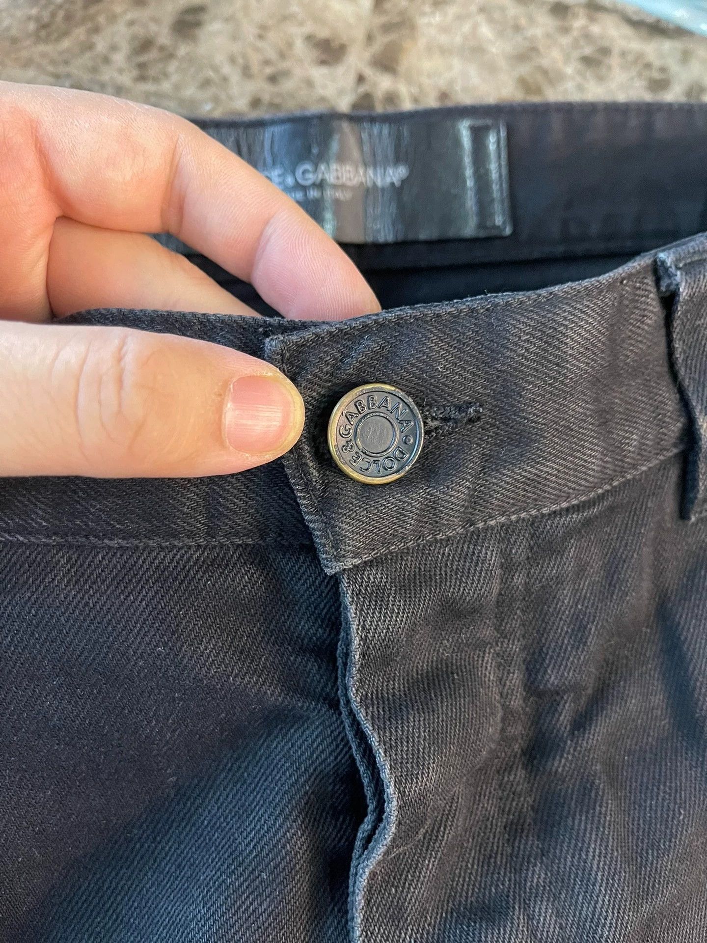 Dior DG Distressed Knee Jeans 46 Size US 30 / EU 46 - 4 Thumbnail
