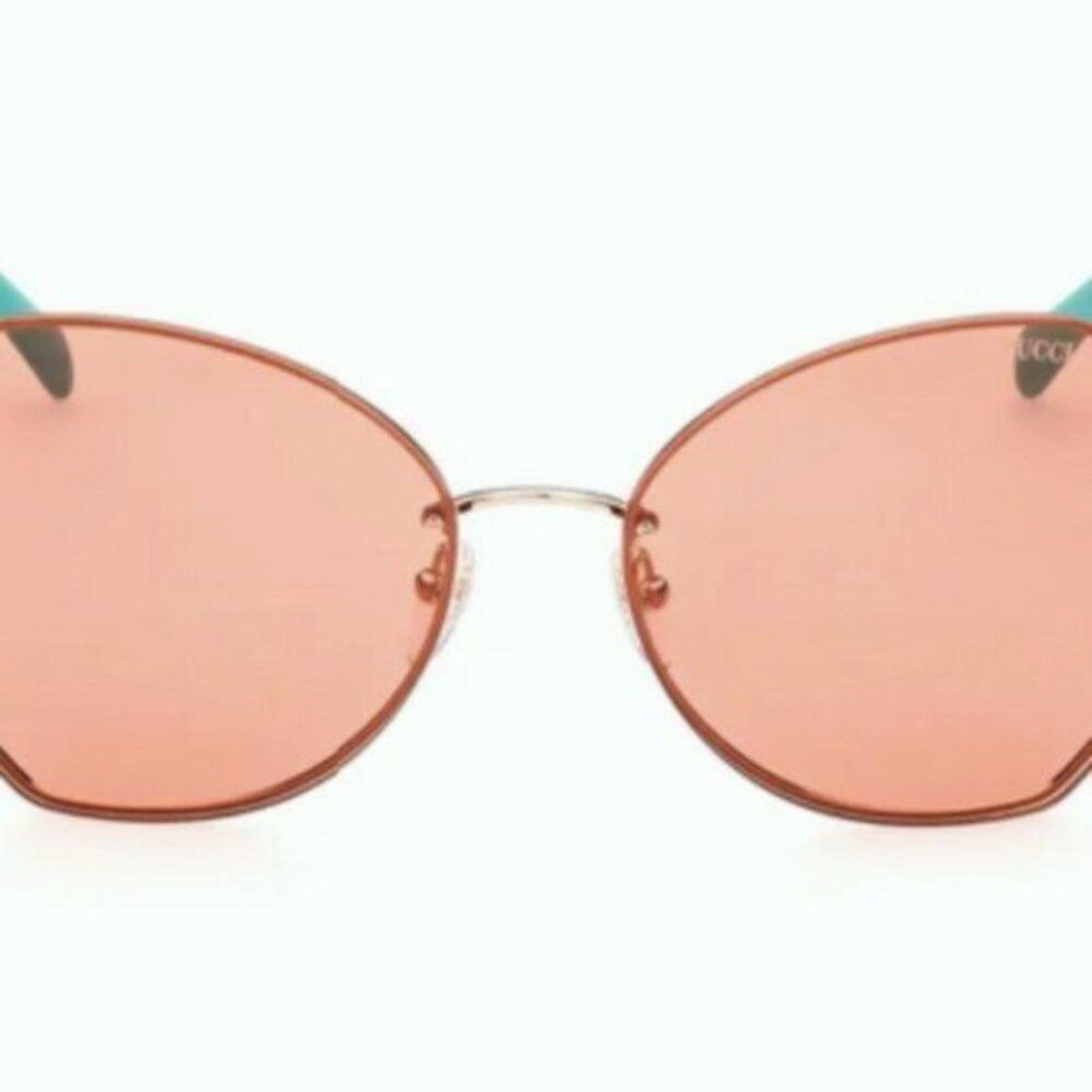 Emilio Pucci Emilio Pucci 61mm Square Sunglasses Shiny Rose Gold Size ONE SIZE - 3 Thumbnail