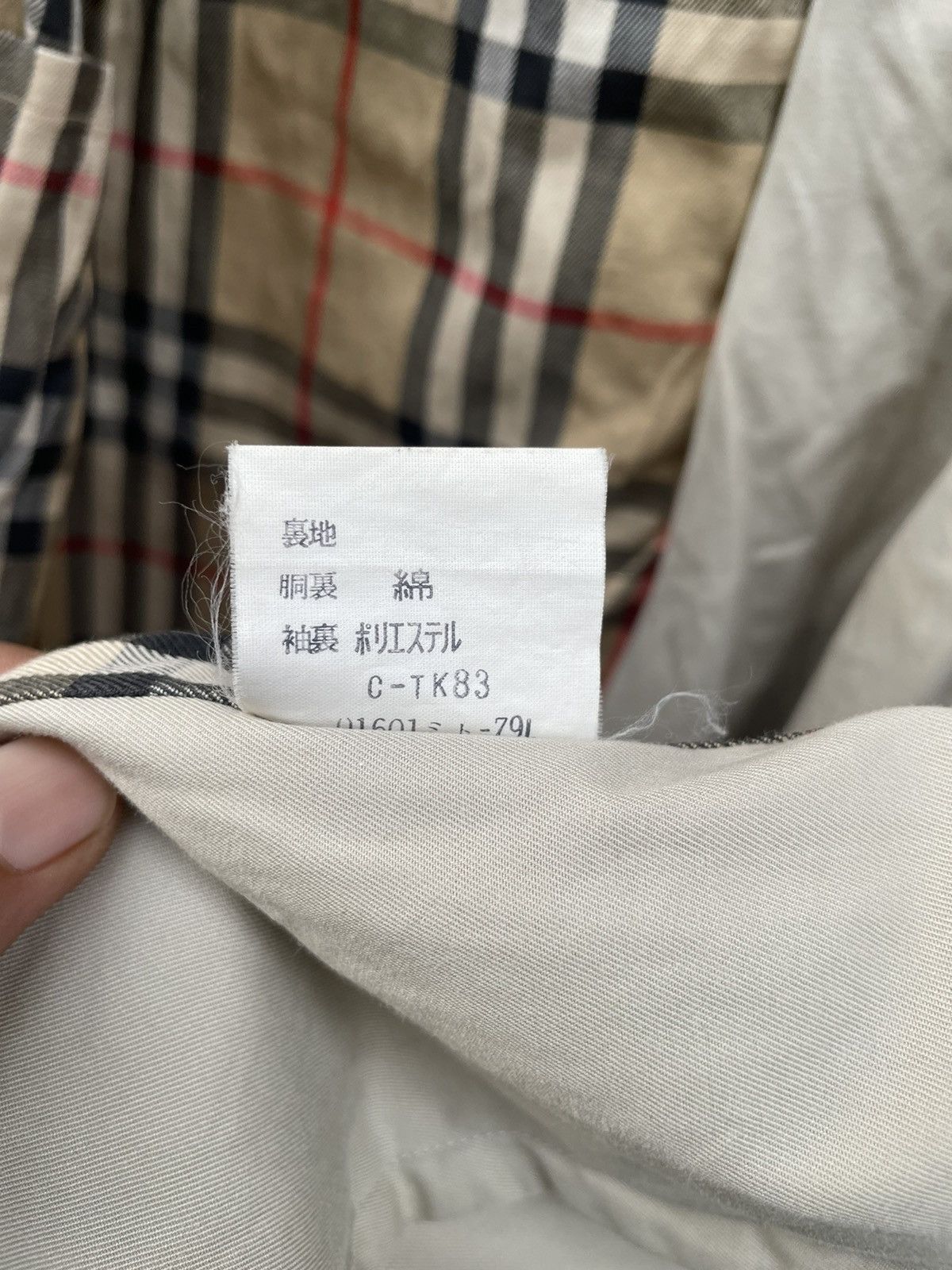 Burberry Prorsum × Vintage Vintage Burberrys Double Breasted Nova Check Trench Jacket Size US M / EU 48-50 / 2 - 15 Thumbnail