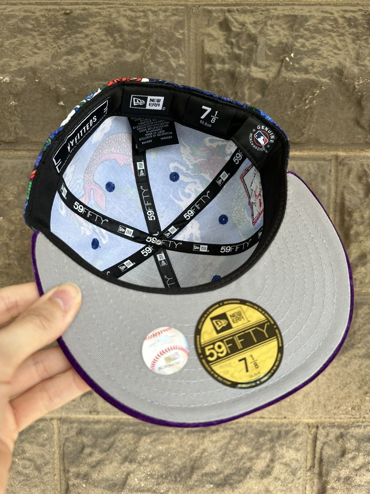MLB × New Era × Supreme 7 1/8 Colorado Rockies 25th Anniversary Koi Pond Rockwell Size ONE SIZE - 10 Thumbnail