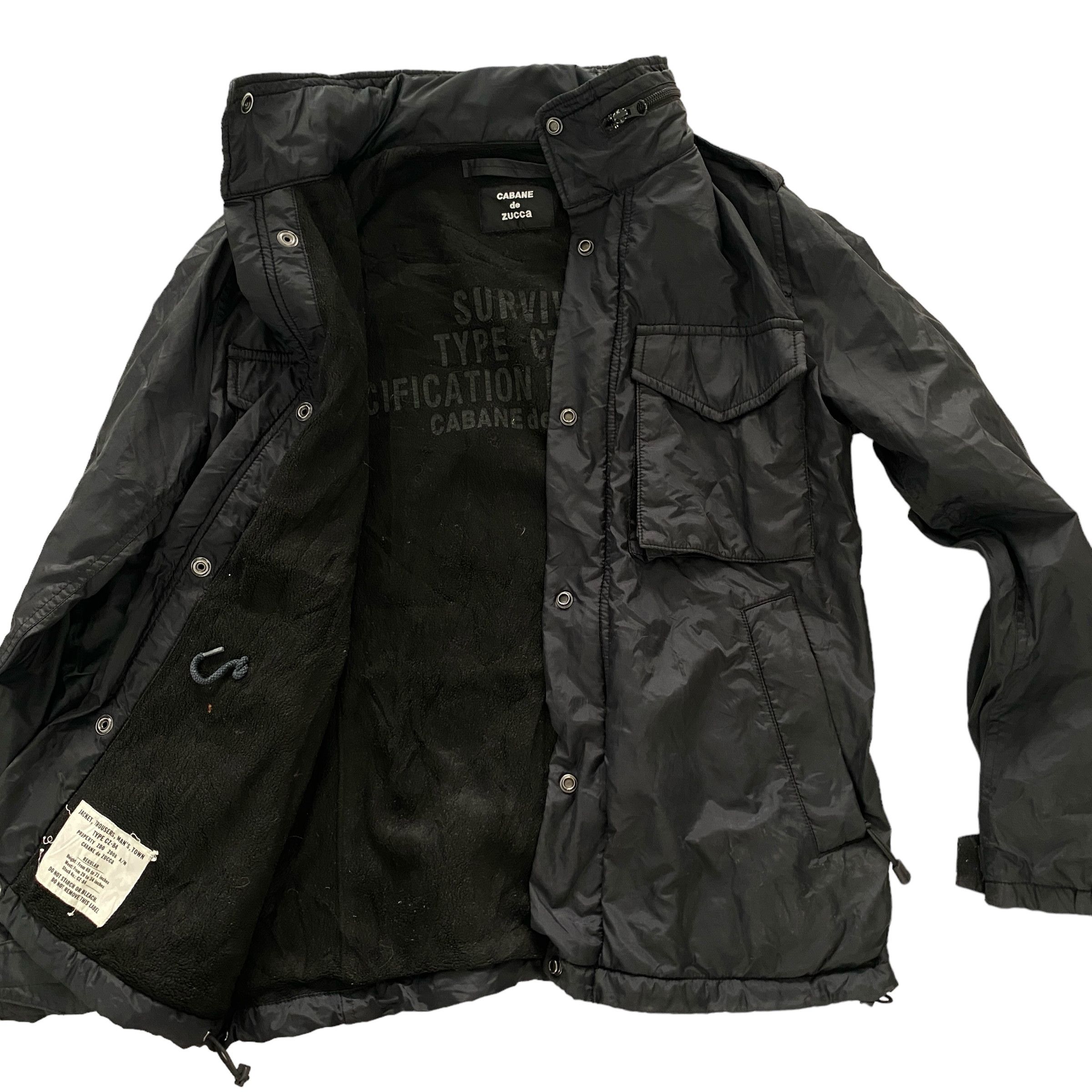 CABANE de ZUCCa Zucca by Issey Miyake Military M65 Tactical Jacket Coat Size US M / EU 48-50 / 2 - 2 Thumbnail