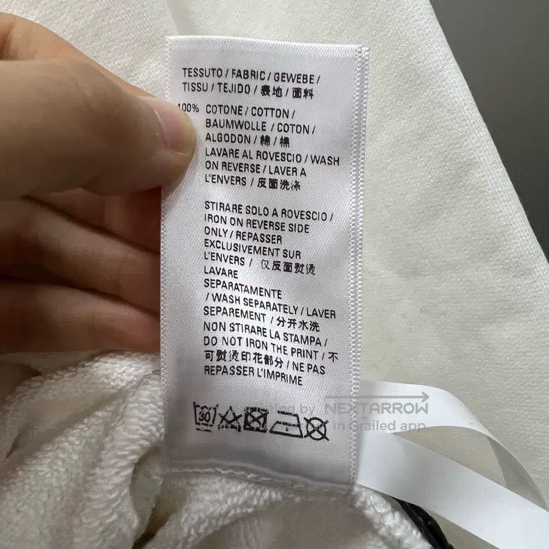 Balenciaga Balenciaga White printed logo hoodie Size US S / EU 44-46 / 1 - 4 Thumbnail