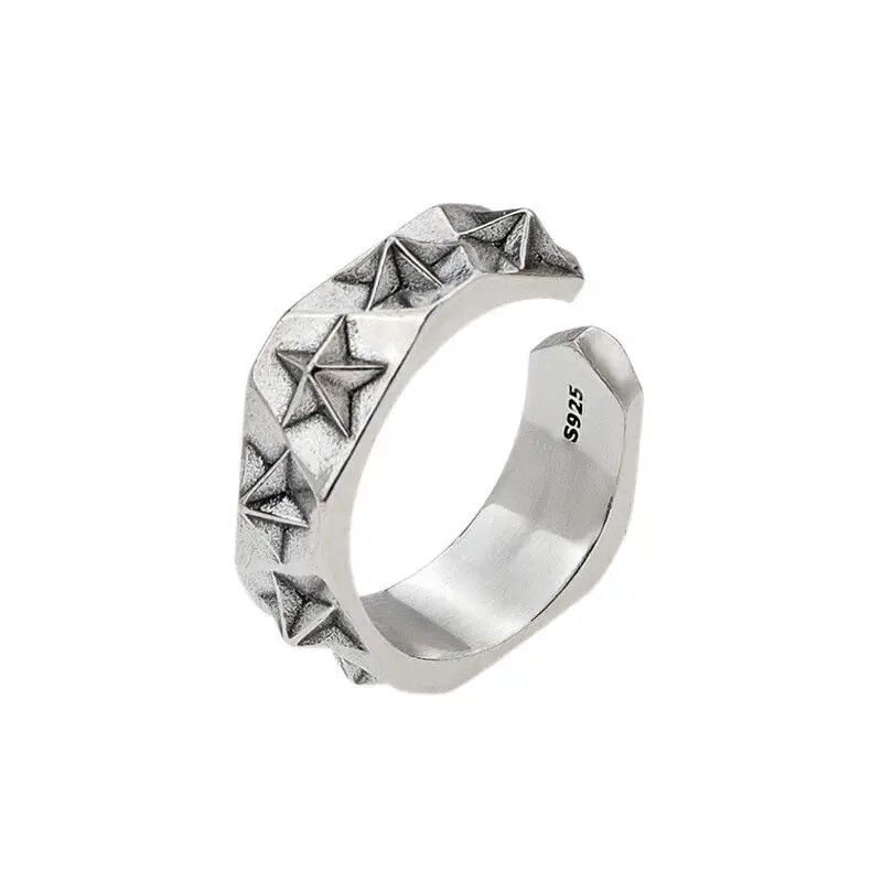 Jewelry × Vintage Vintage Star Texture Ring Size ONE SIZE - 2 Thumbnail