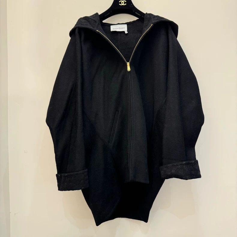 Saint Laurent Paris Saint Laurent Paris Cape Coat 2505-Nextarrow Size XS / US 0-2 / IT 36-38 - 1 Thumbnail