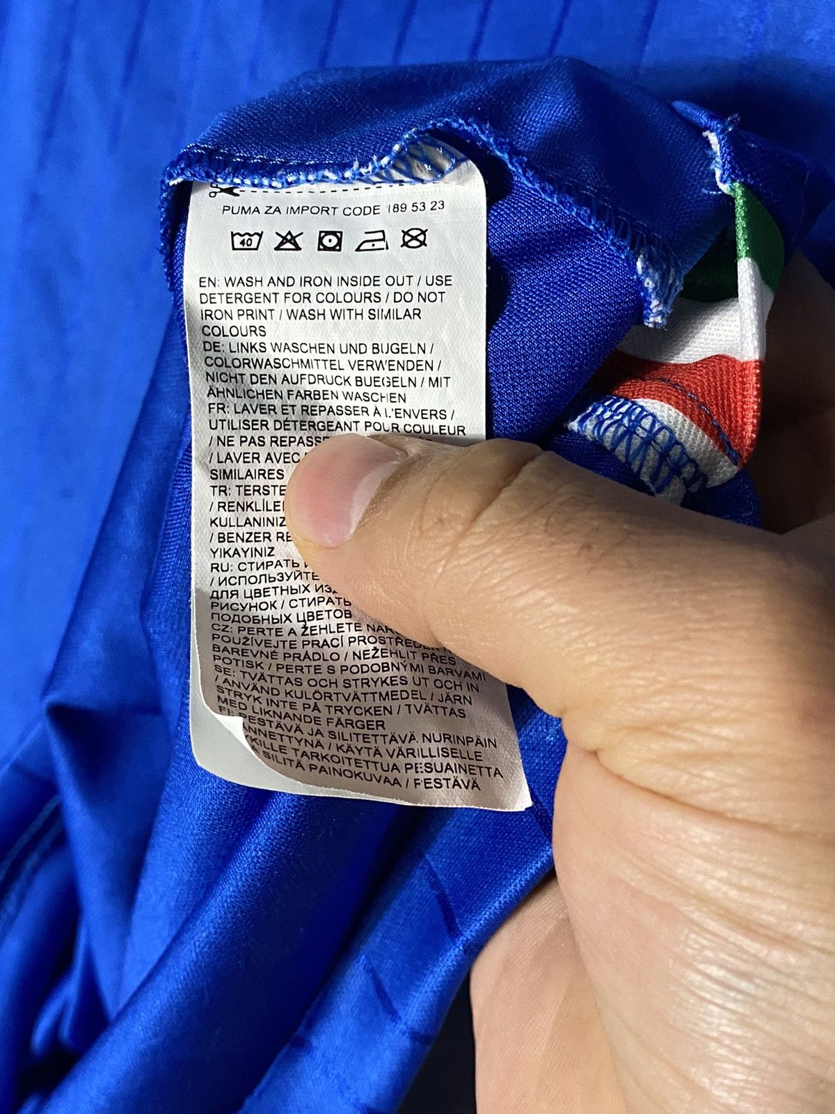 Puma × Vintage 2016 Puma Italy National Team Soccer Jersey Football Size US S / EU 44-46 / 1 - 2 Thumbnail