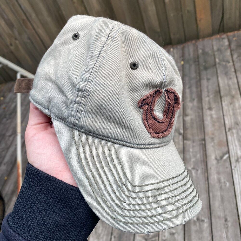 True Religion Vintage True Religion Y2K Embroidered Baseball Cap Hat Dist Size ONE SIZE - 4 Thumbnail
