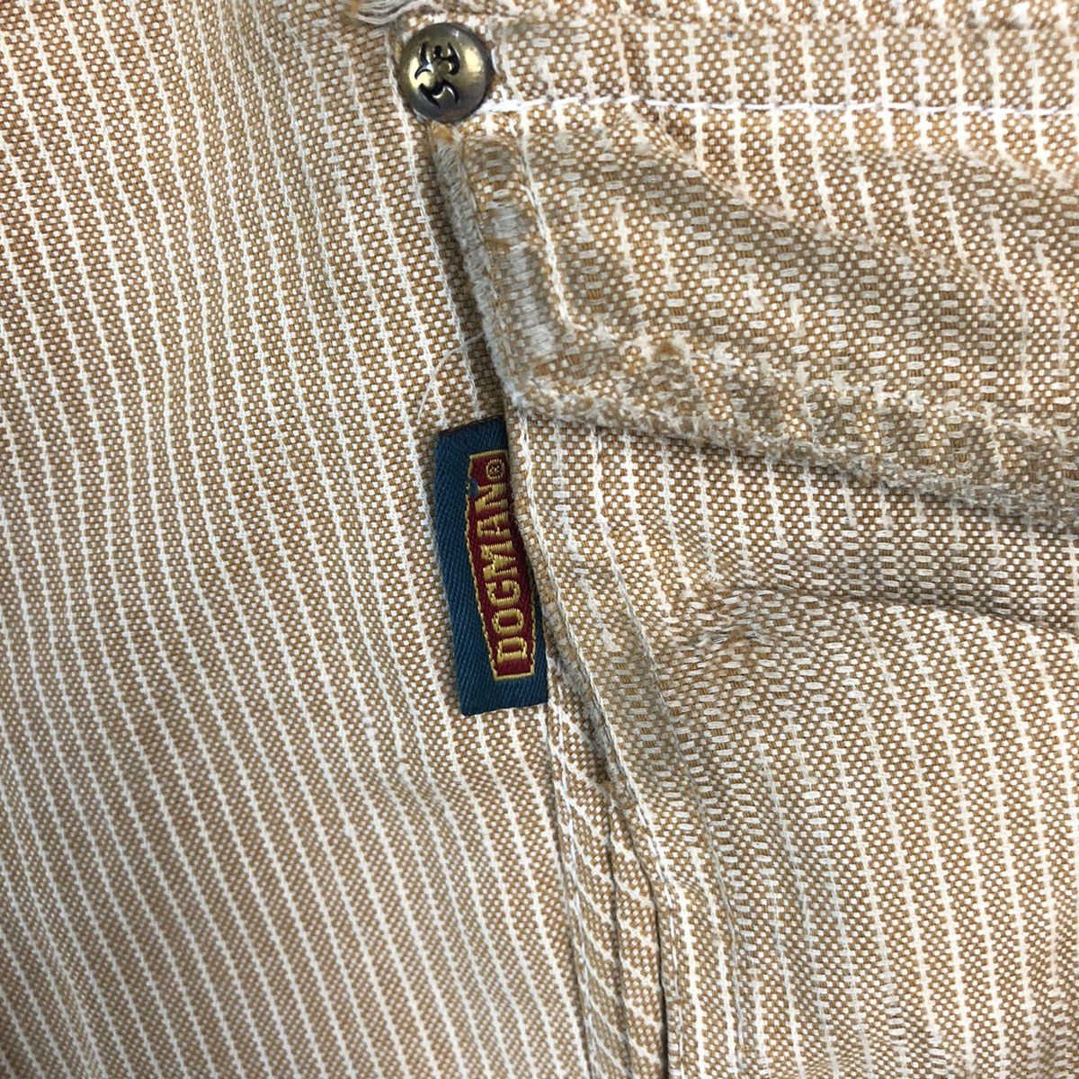 Japanese Brand DL Dogman stripe Brown Cargo Multipocket Pants #C629 Size US 29 - 21 Thumbnail