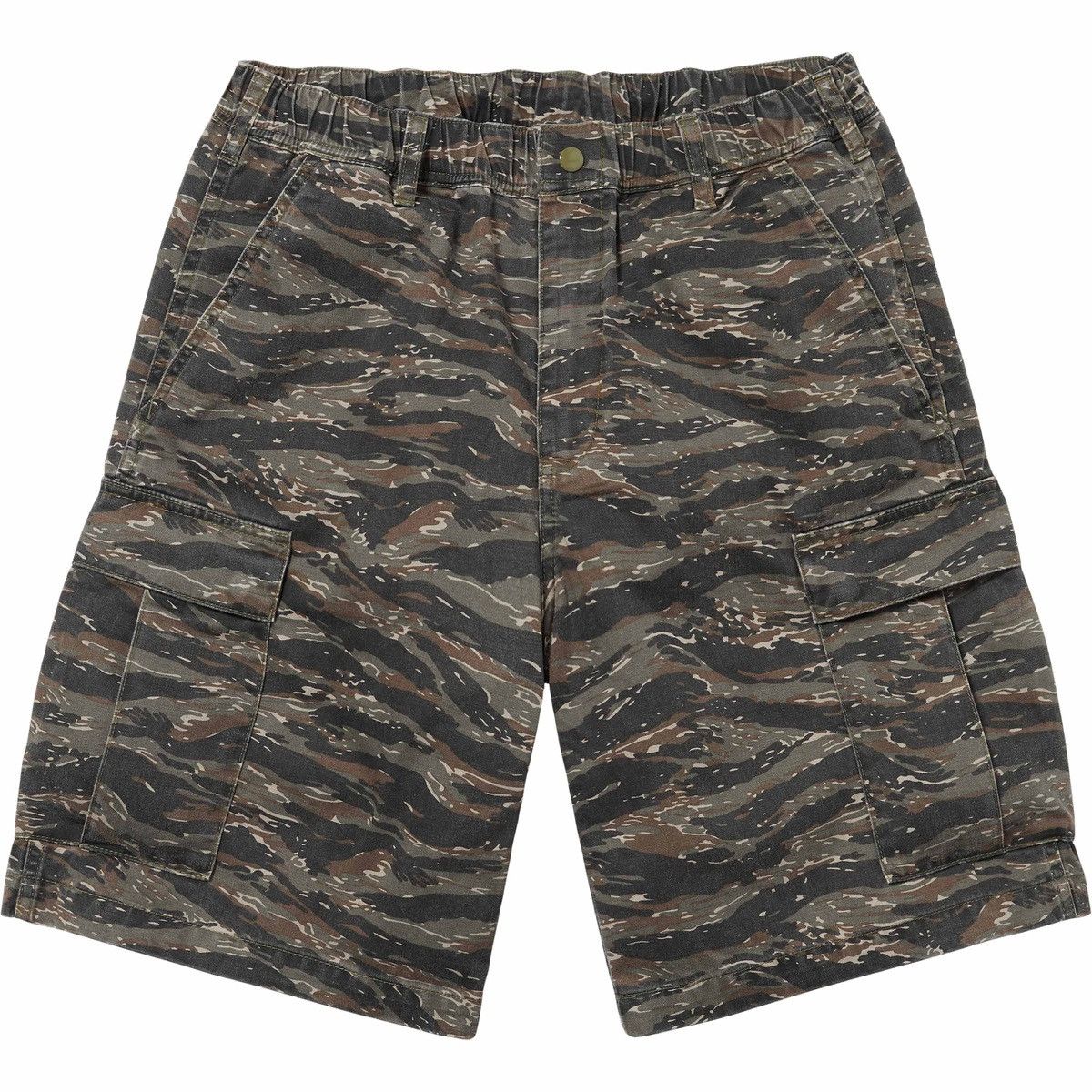 image of Supreme Cargo Short Olive Tiger Camo Ss24 Men’S Size Small, Men's