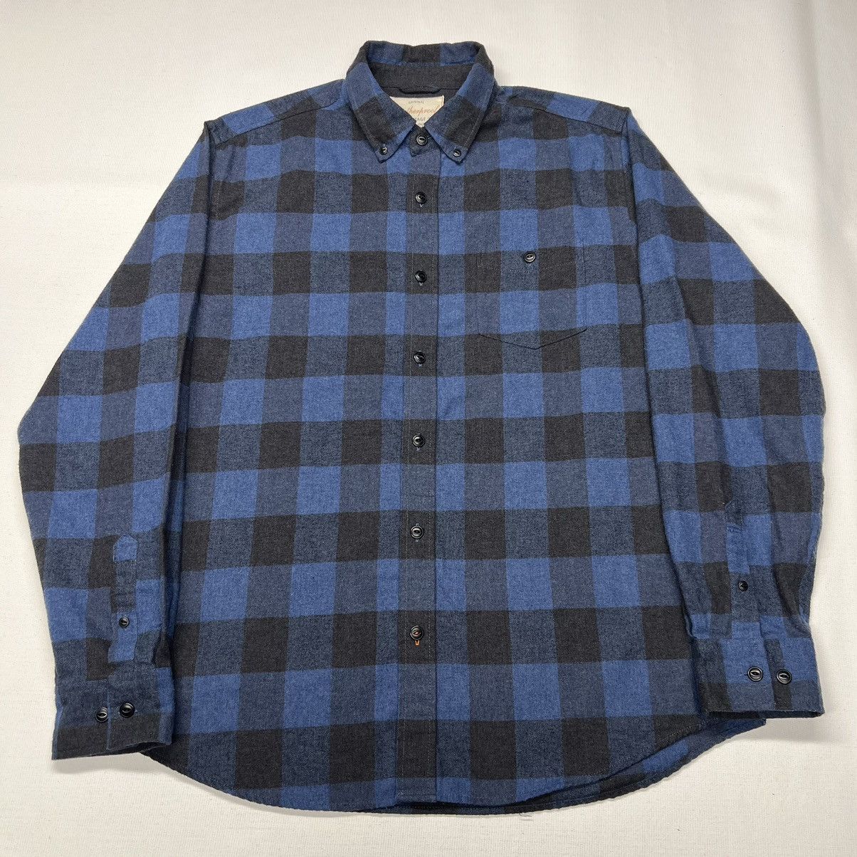 Weatherproof Weatherproof Flannel Shirt Blue Plaid Button Outdoor Pocket Size US L / EU 52-54 / 3 - 1 Thumbnail