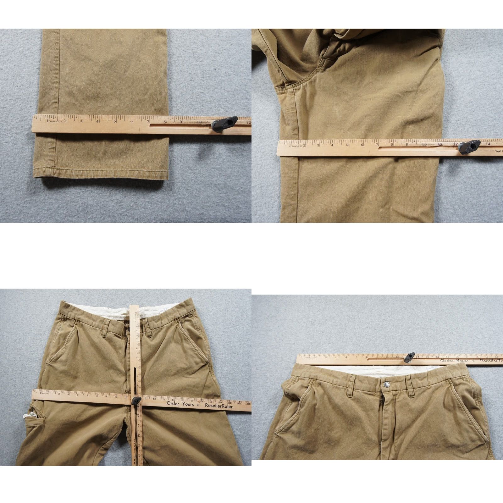 Norse Projects Norse Projects Pants Mens 32 Beige Khaki Chino Laurits Herringbone Cargo Casual Size US 32 / EU 48 - 9 Thumbnail