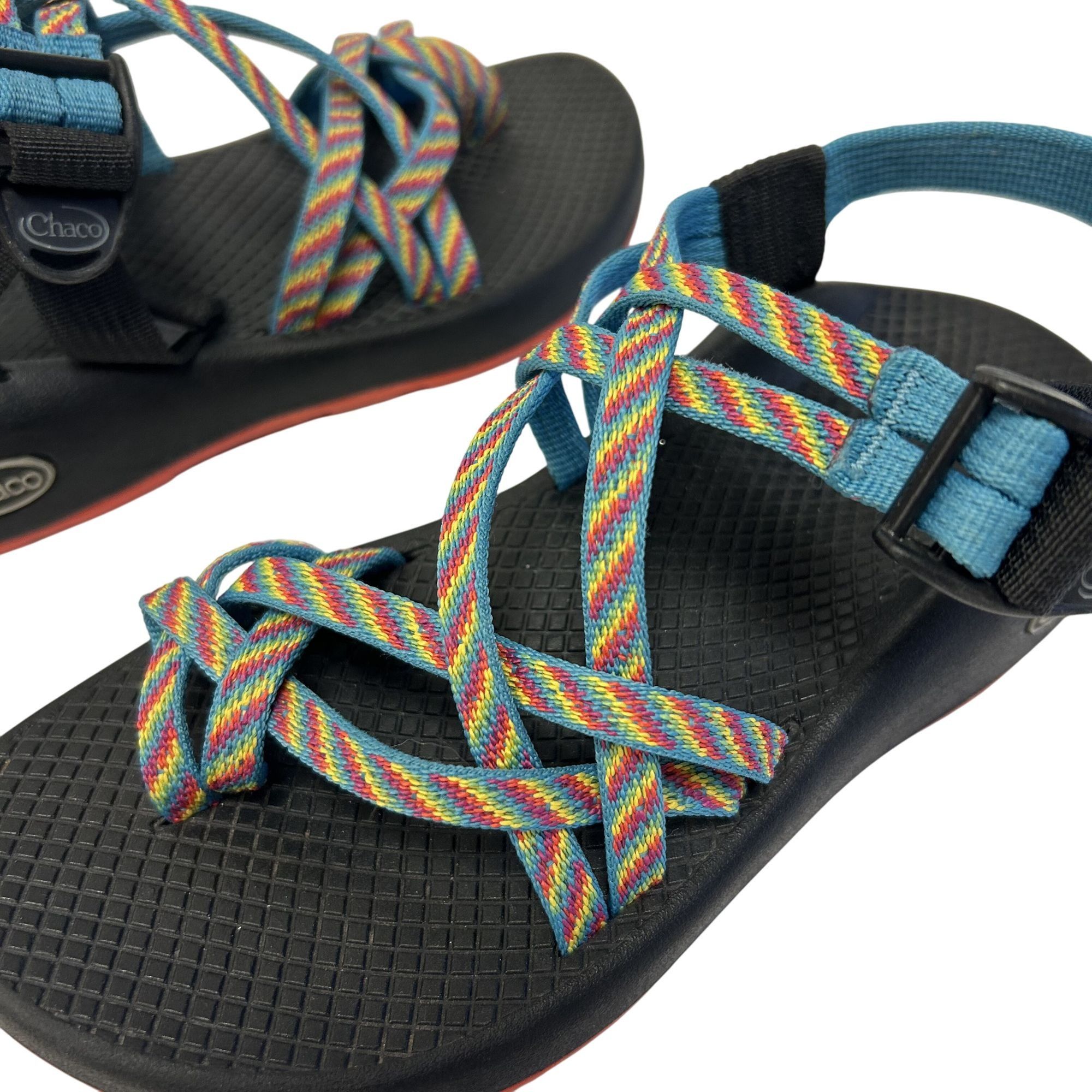 Chaco Chaco ZX2 Classic Sport NEON PSYCHEDELIC Rainbow Water Shoes Size US 6 / EU 39 - 2 Thumbnail