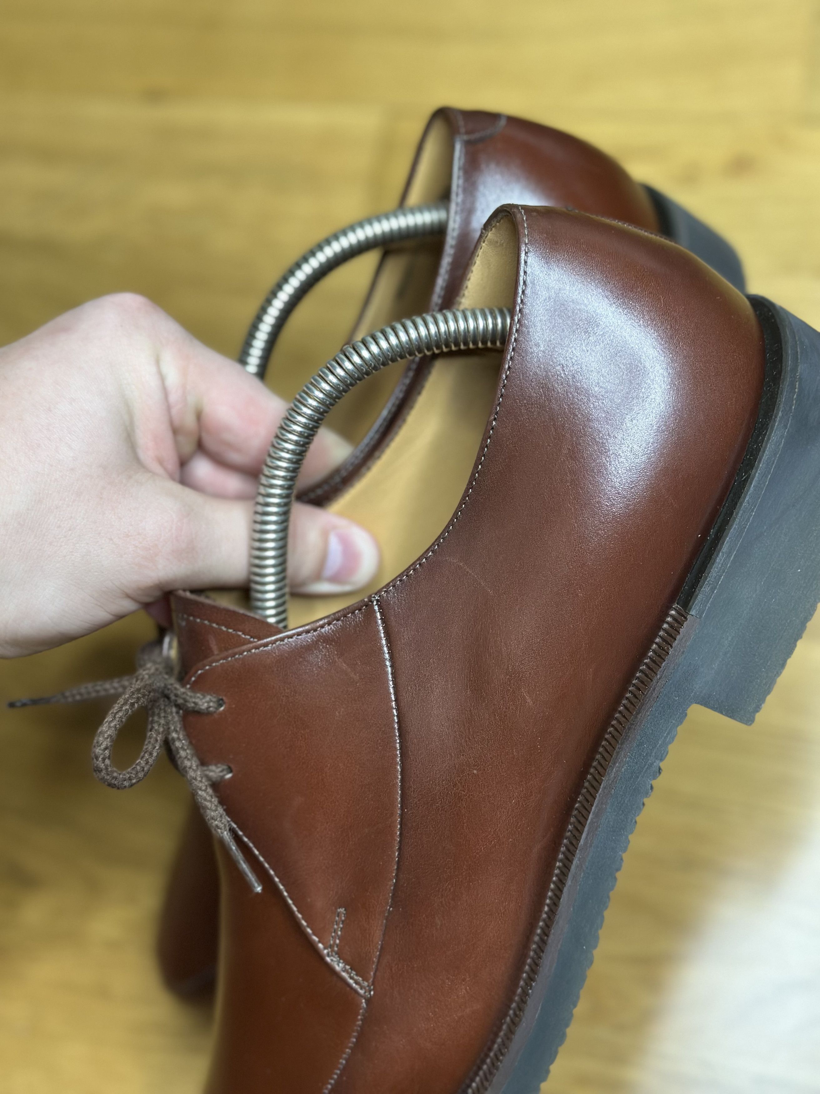 Bally Bally Scalair 2 Men's Shoes Brown Leather Size US 8.5 / EU 41-42 - 4 Thumbnail