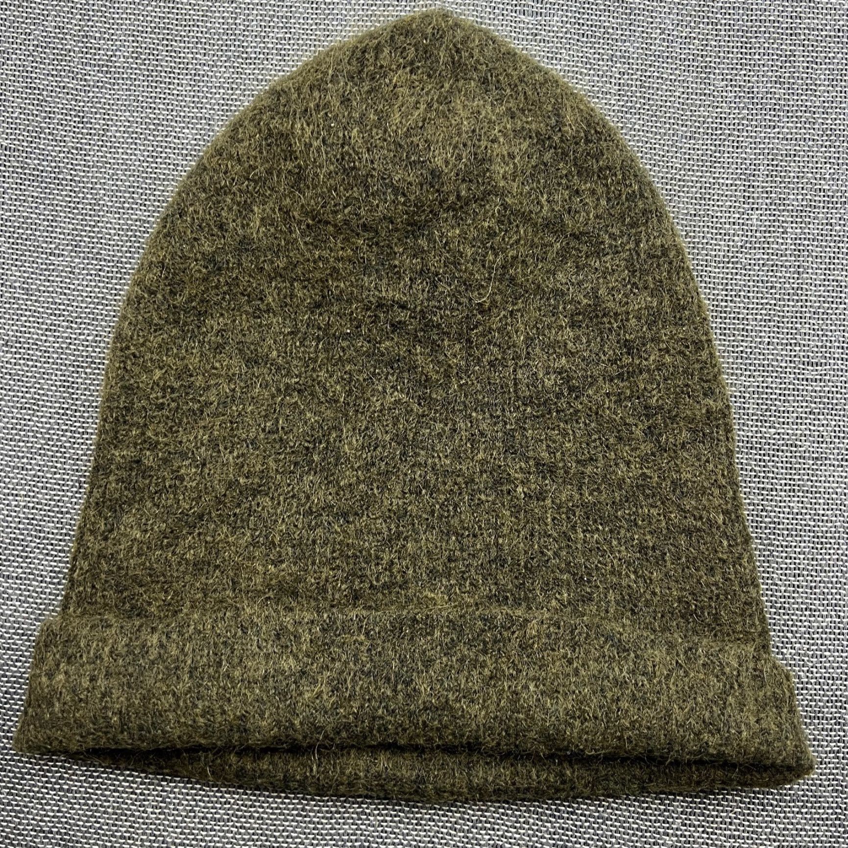 Holzweiler Holzweiler Erica Womens Beanie Hat One Size Green Wool Mohair Rollup Fleece Knit Beanie Mens Womens Girls Boys Size ONE SIZE - 2 Thumbnail