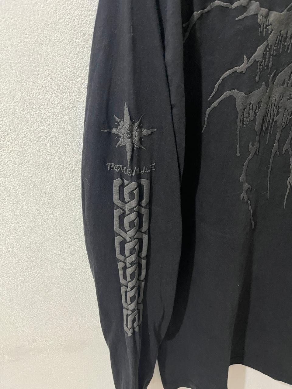 Vintage Vintage Darkthrone true Norwegian black metal 90s Size US XL / EU 56 / 4 - 2 Thumbnail