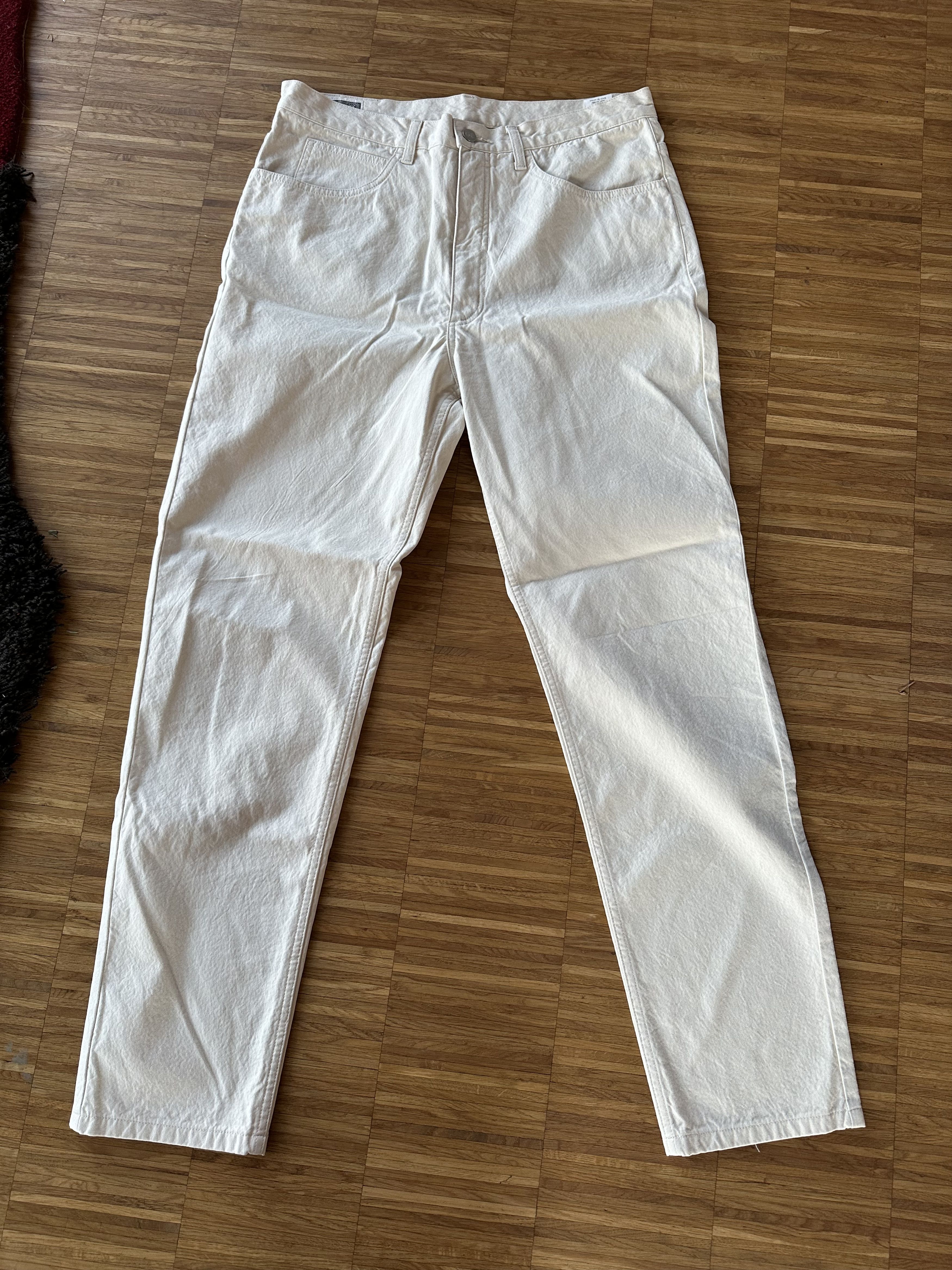 Cav Empt white cotton pants in large